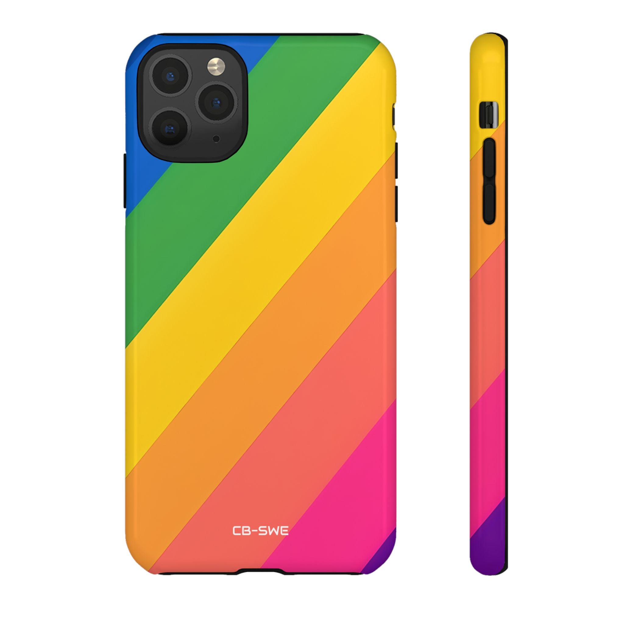 Vibrant Geometric Spectrum - iPhone Case