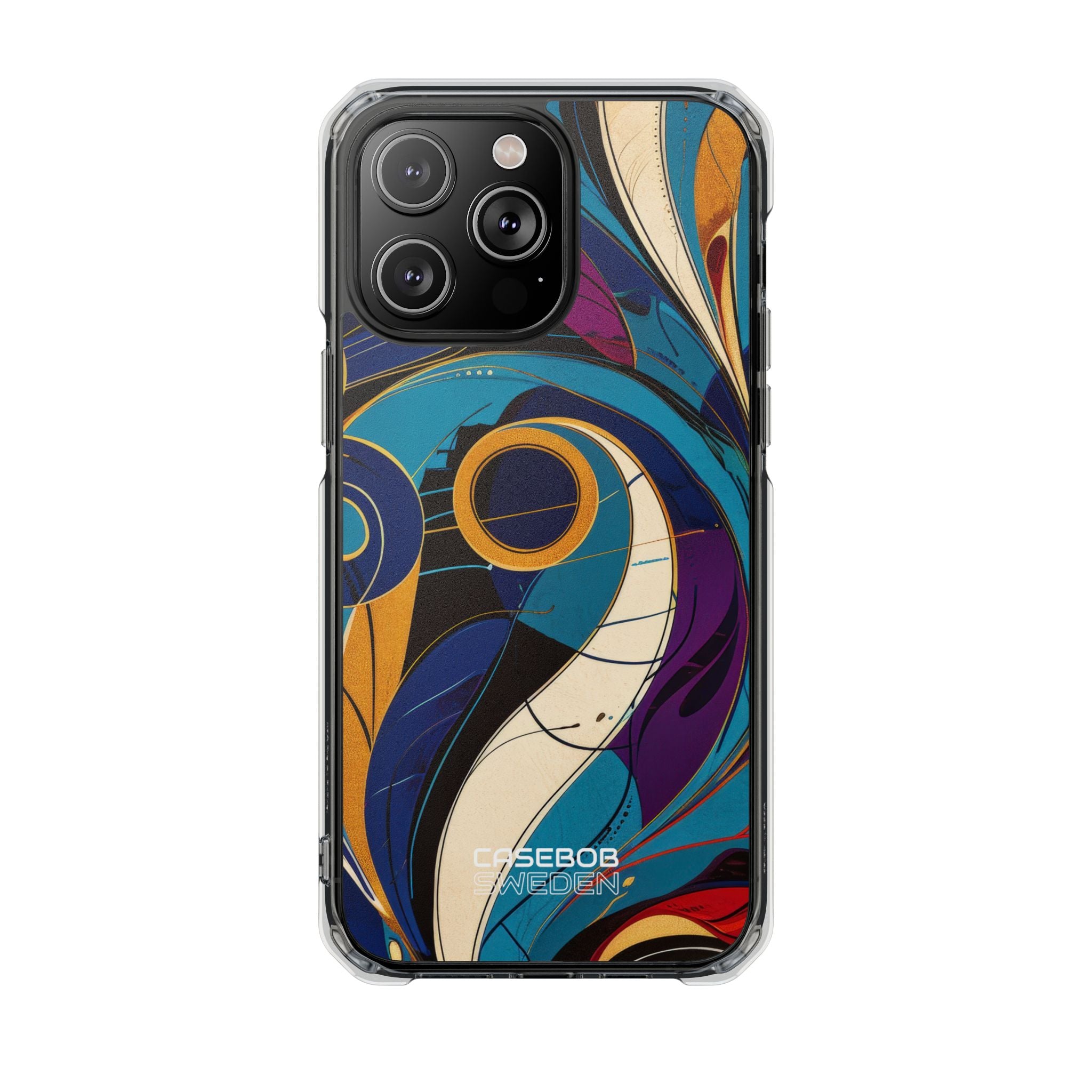 Swirling Copper Dreams iPhone 14 - Impact Clear+