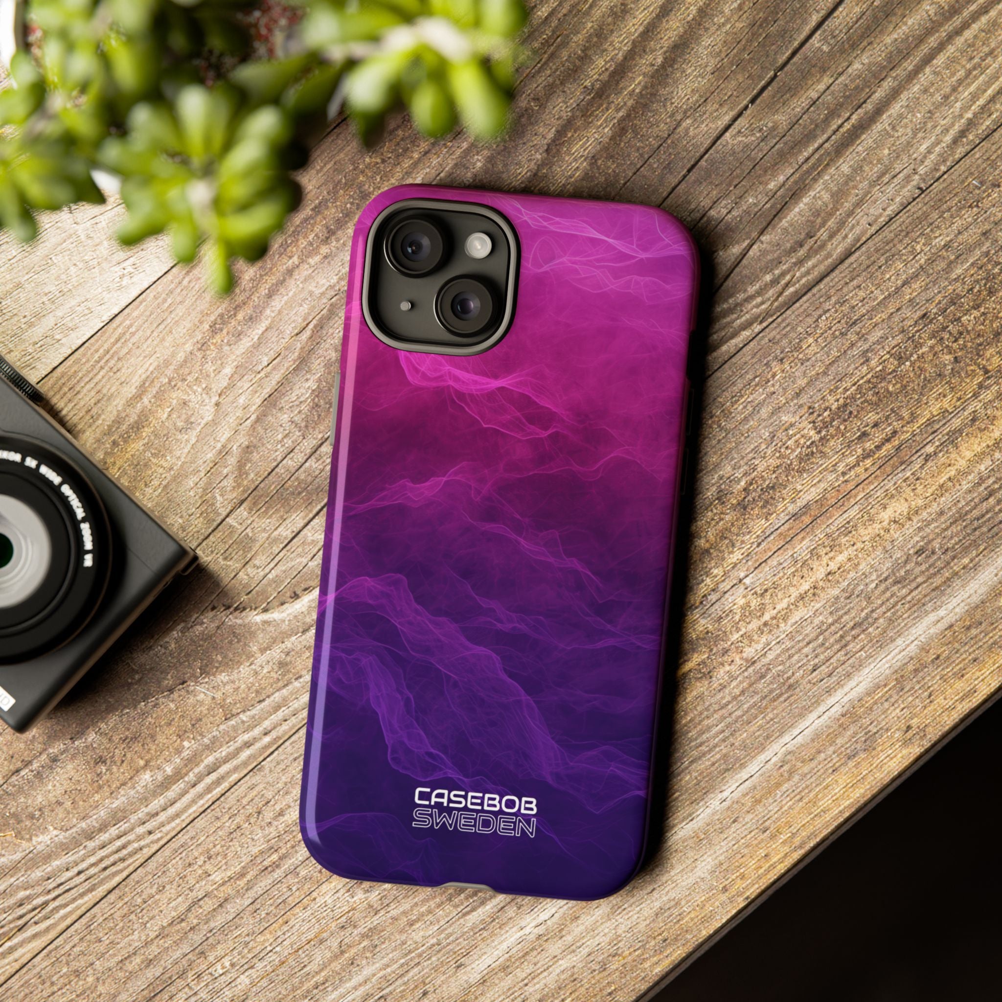 Violet Dream Currents iPhone 15 - Tough