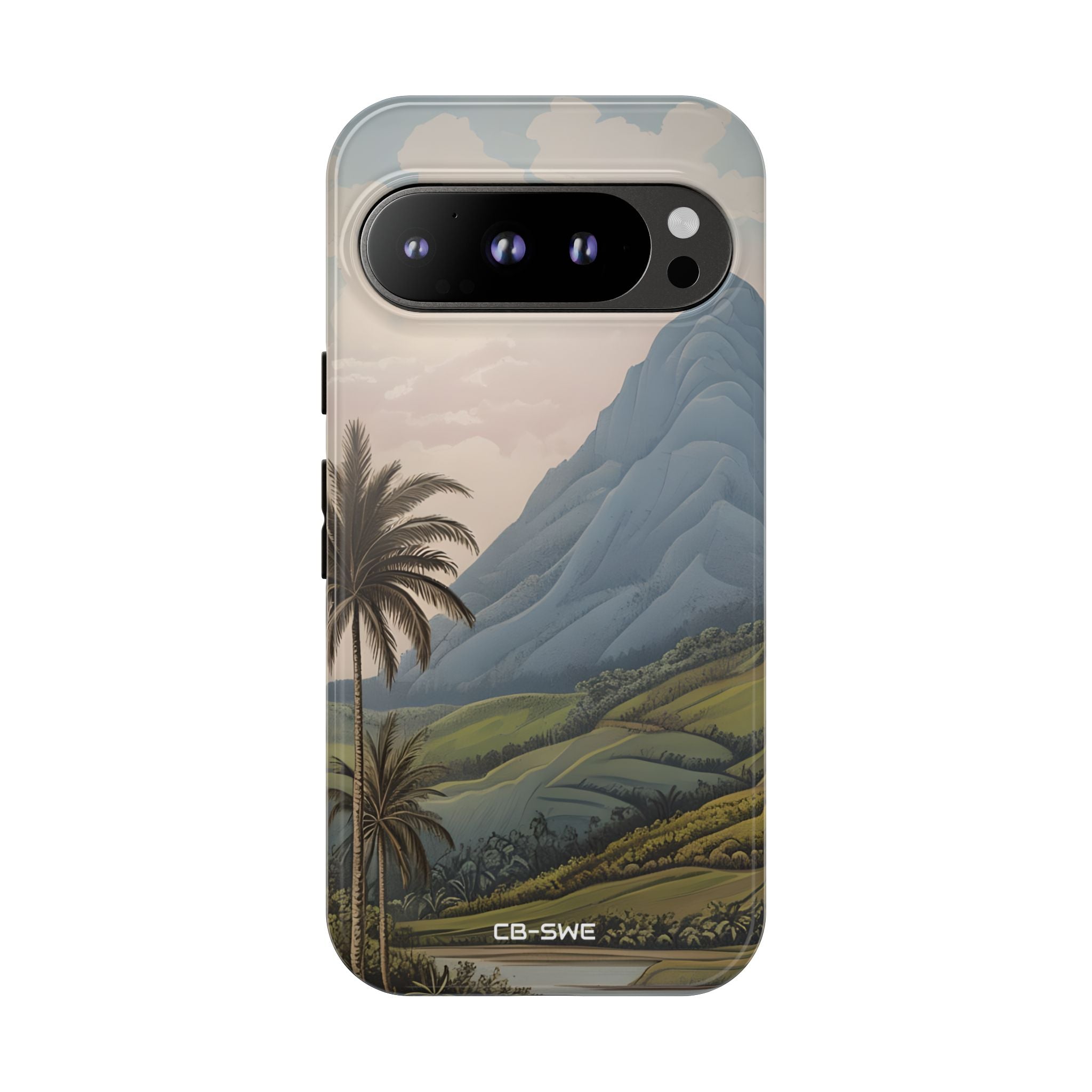 Serene Mountain Oasis - Google Pixel Case
