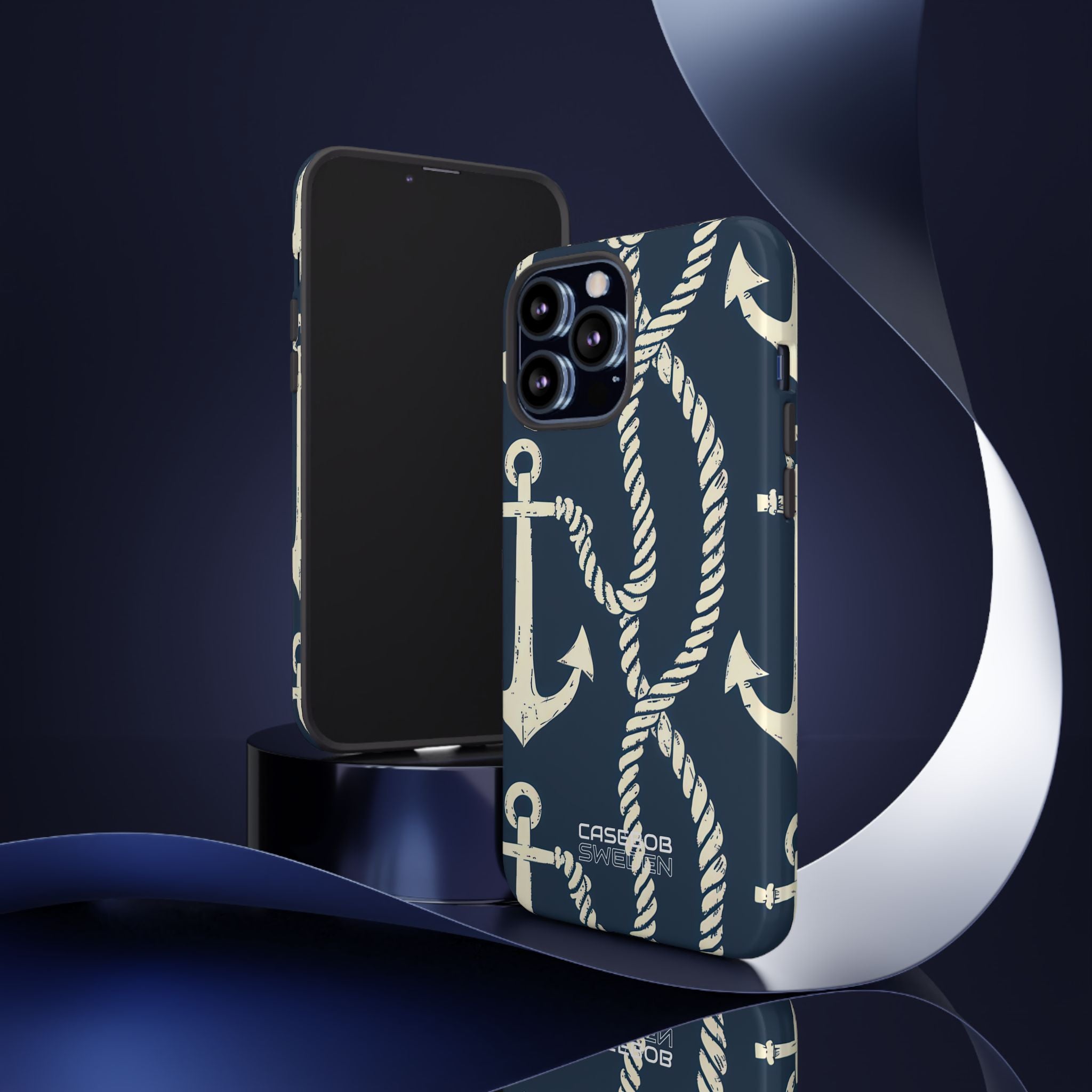 Nautical Anchors Rope iPhone 13 - Tough
