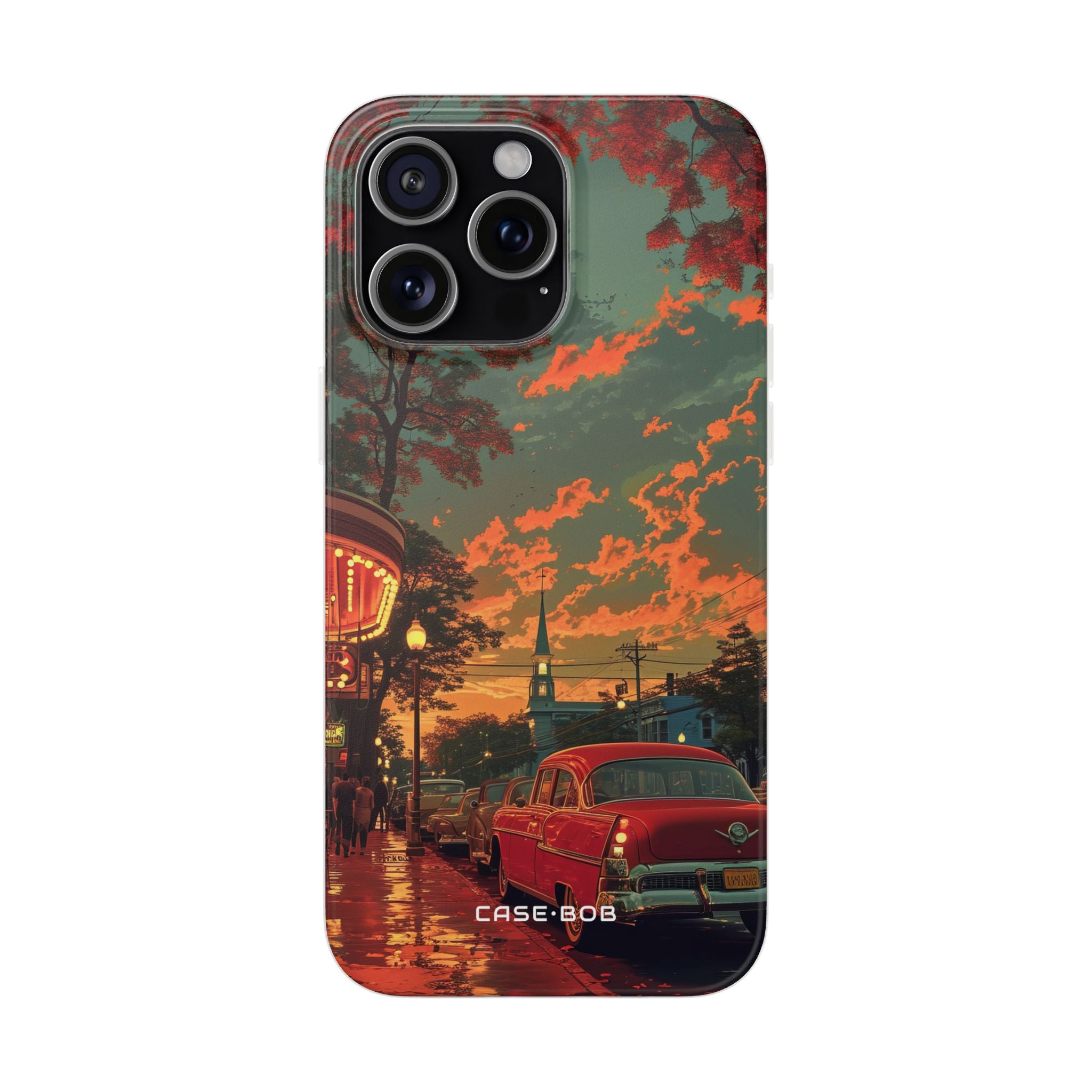 Crimson Classic iPhone 15 Pro Max Case - Soft