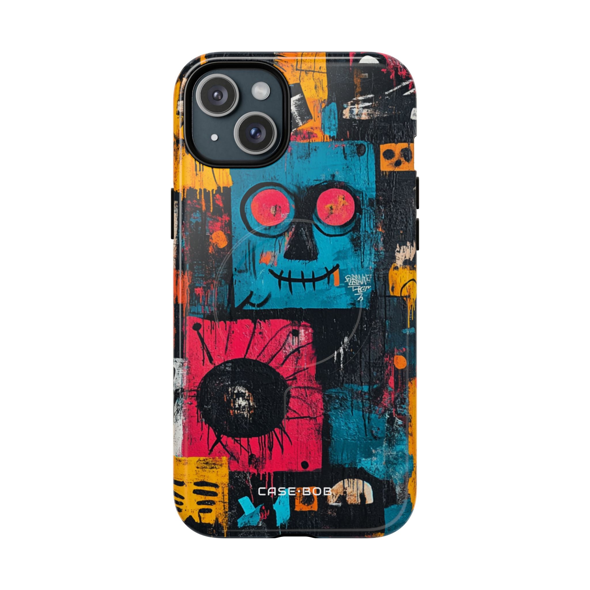 Blue Stitch Smile iPhone 15 Plus Case - Tough+