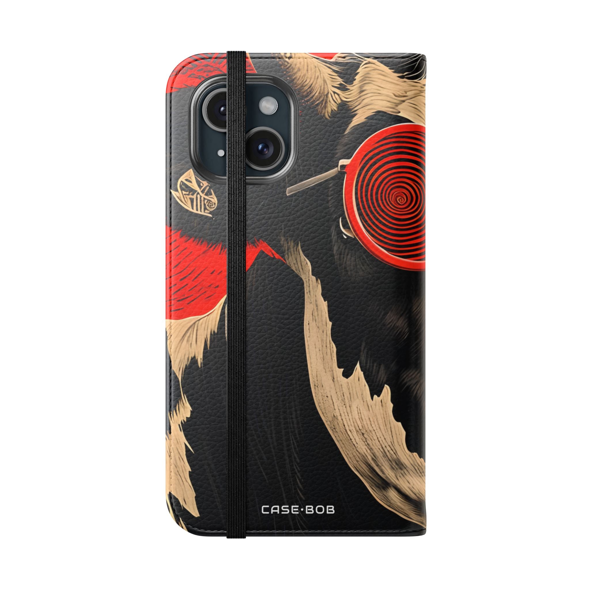 Spiral Cow Vision - iPhone 15 Case - Wallet