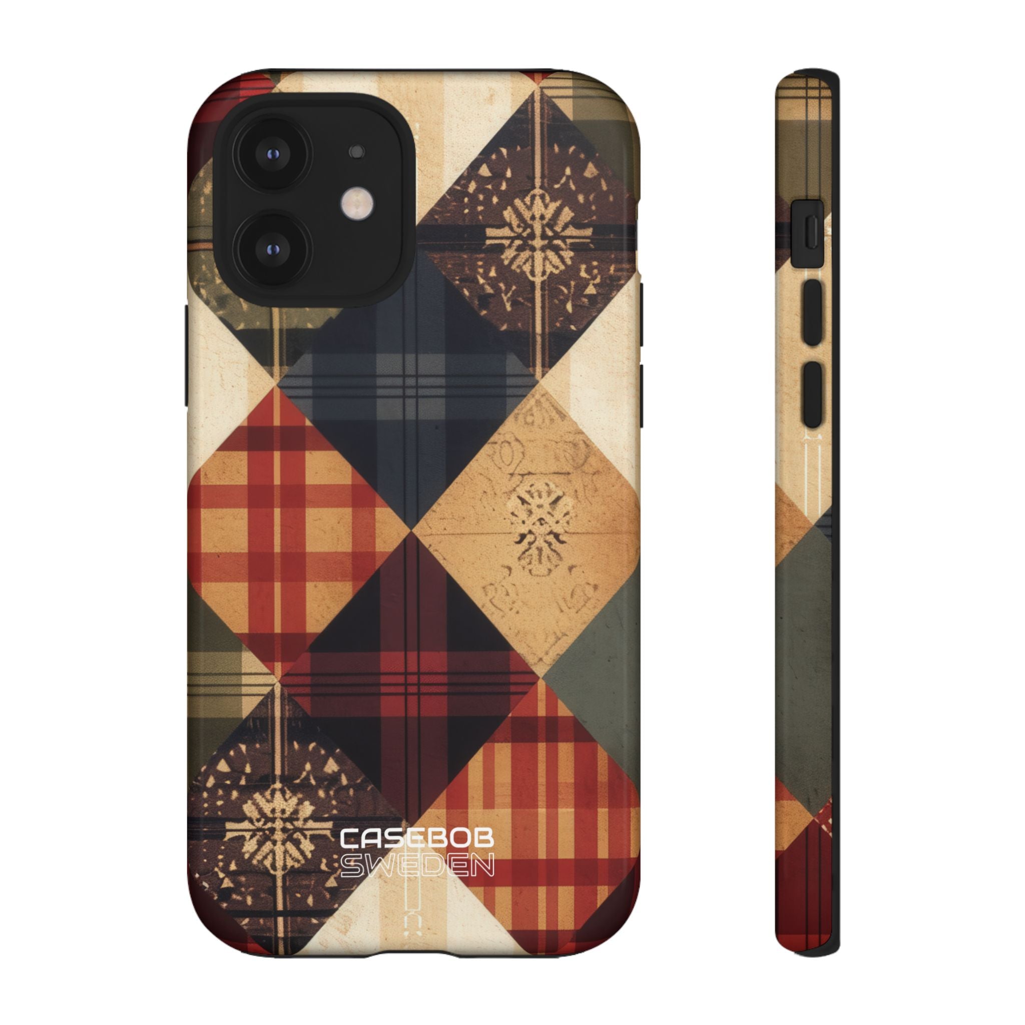 Rustic Quilt Charm iPhone 12 - Tough