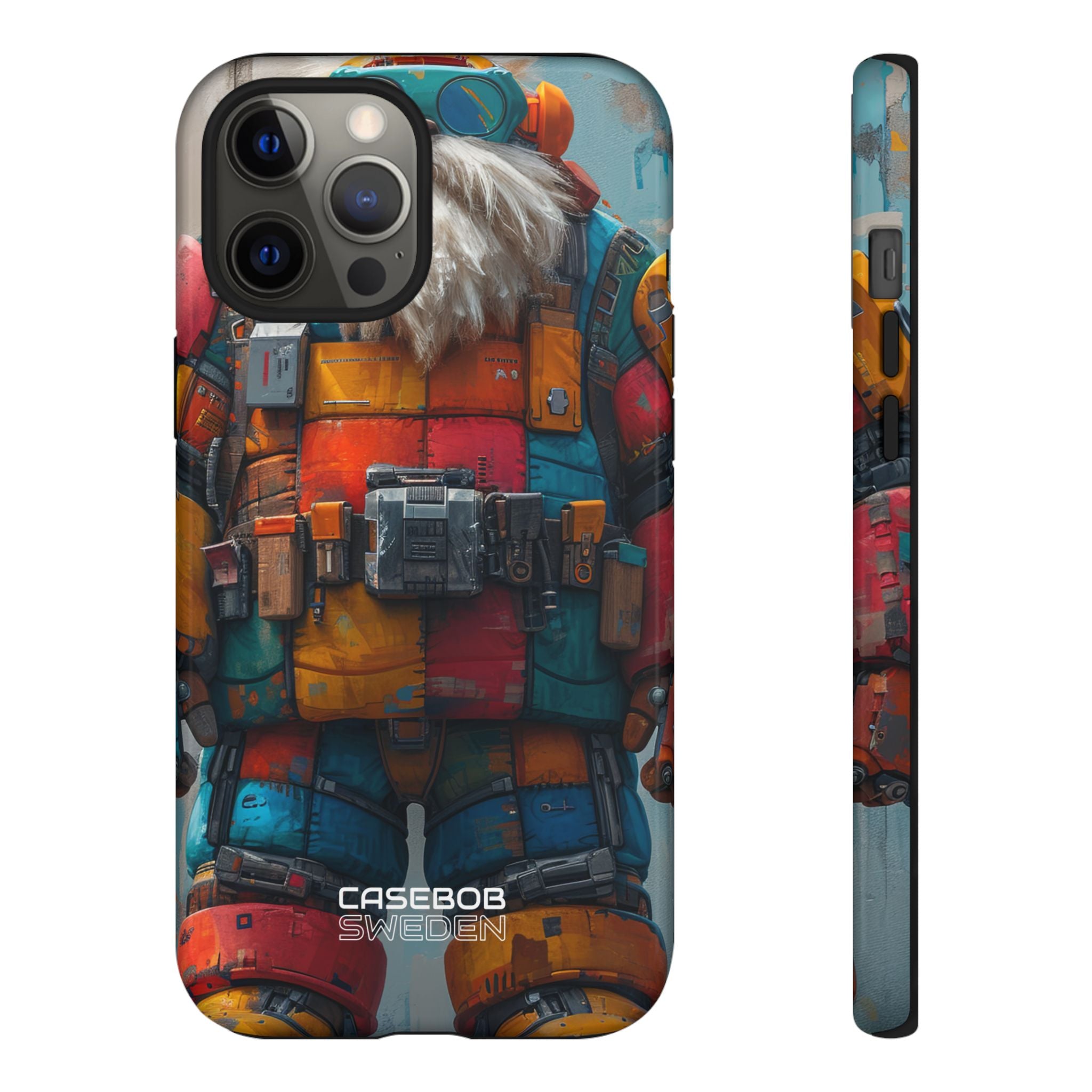 Whimsical Robot Wanderer iPhone 12 - Tough