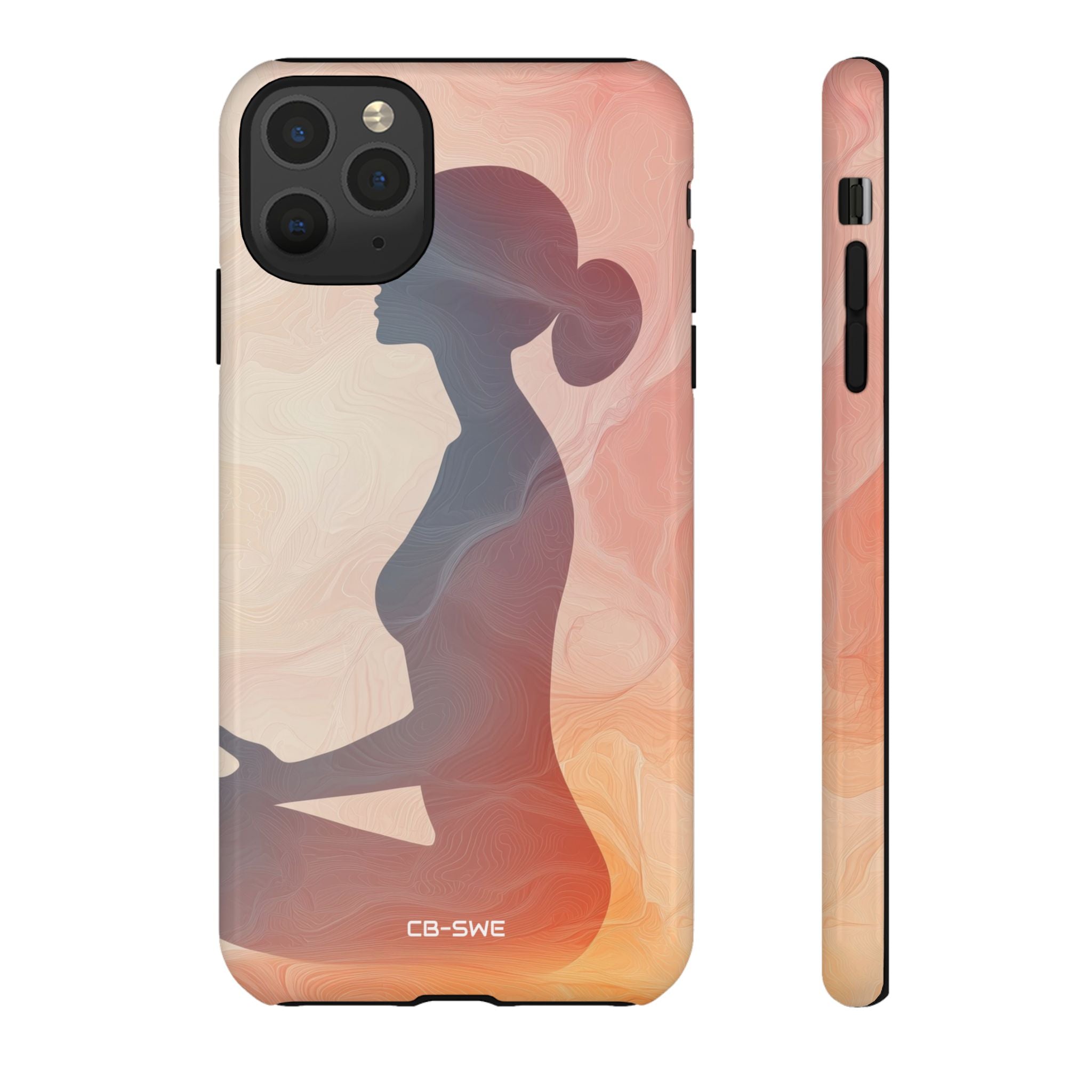 Meditator Embraces Flow - iPhone Case