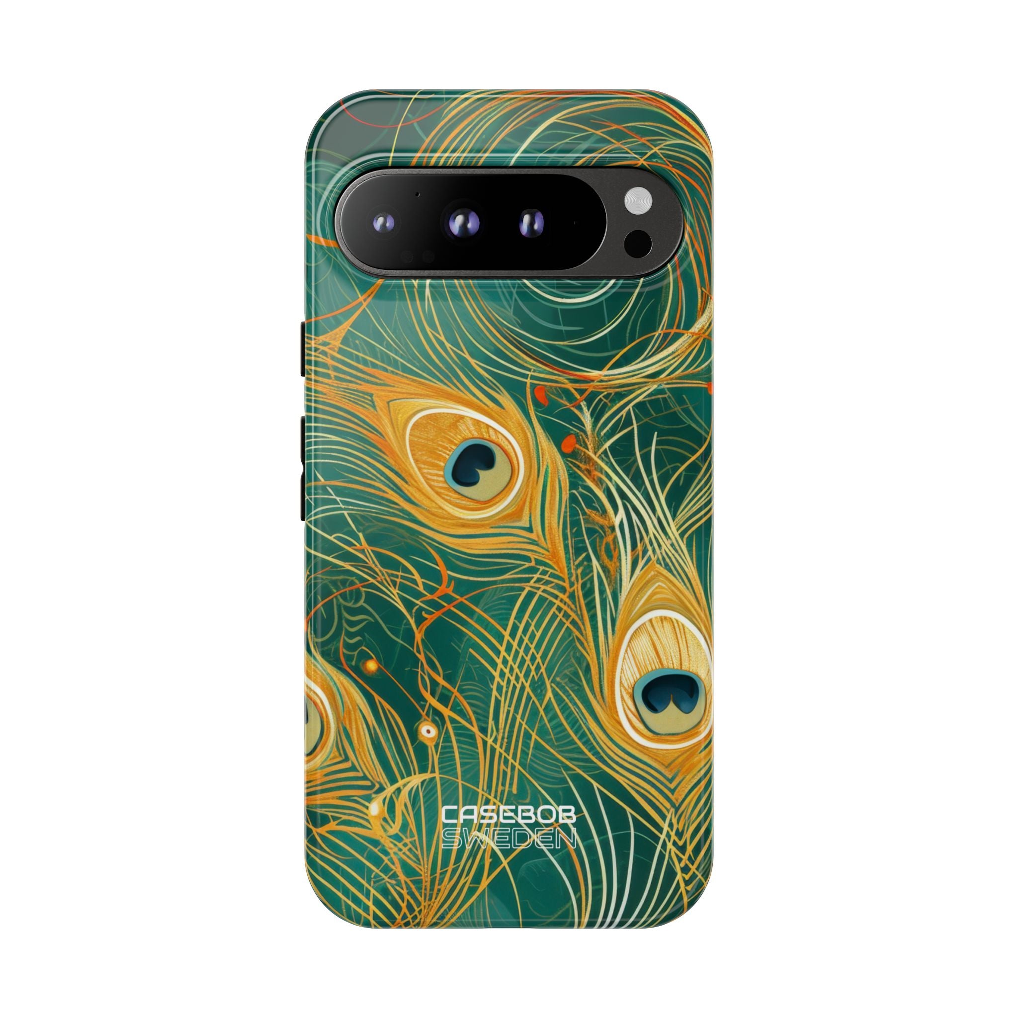 Vibrant Peacock Whirl Google Pixel 9 - Tough