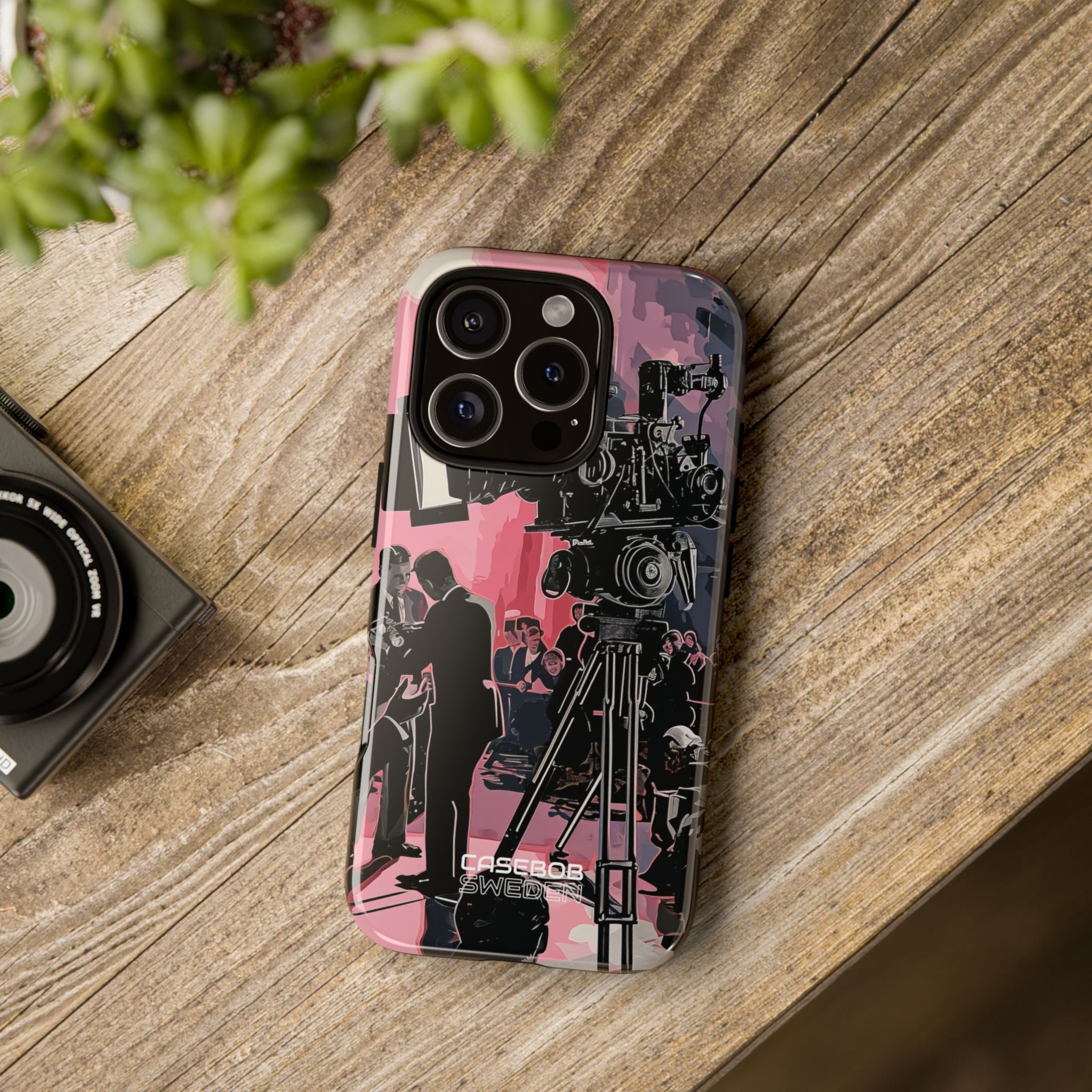 Vintage Cinema Dreams iPhone 16 - Tough