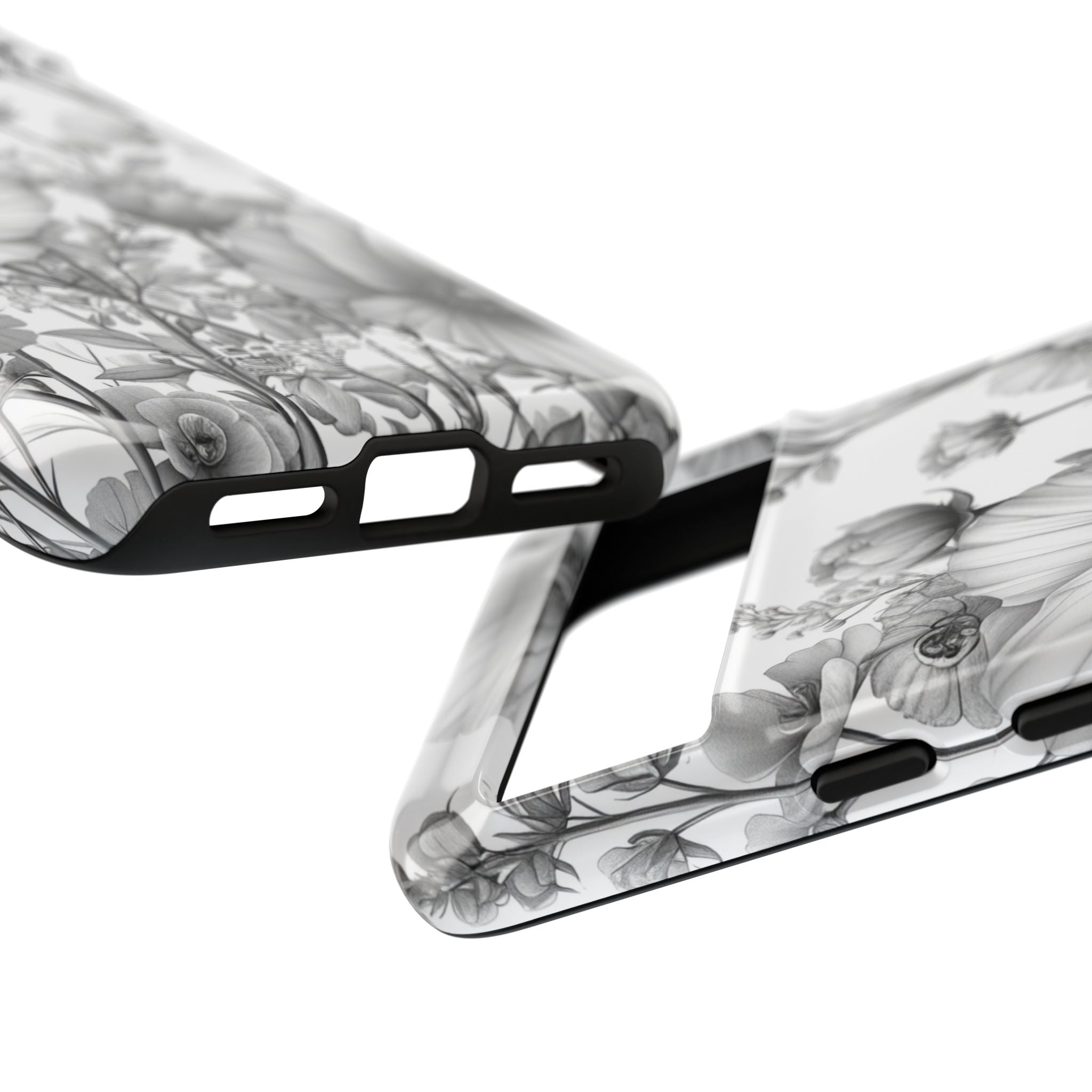 Vintage Floral Etching Google Pixel 8 - Tough