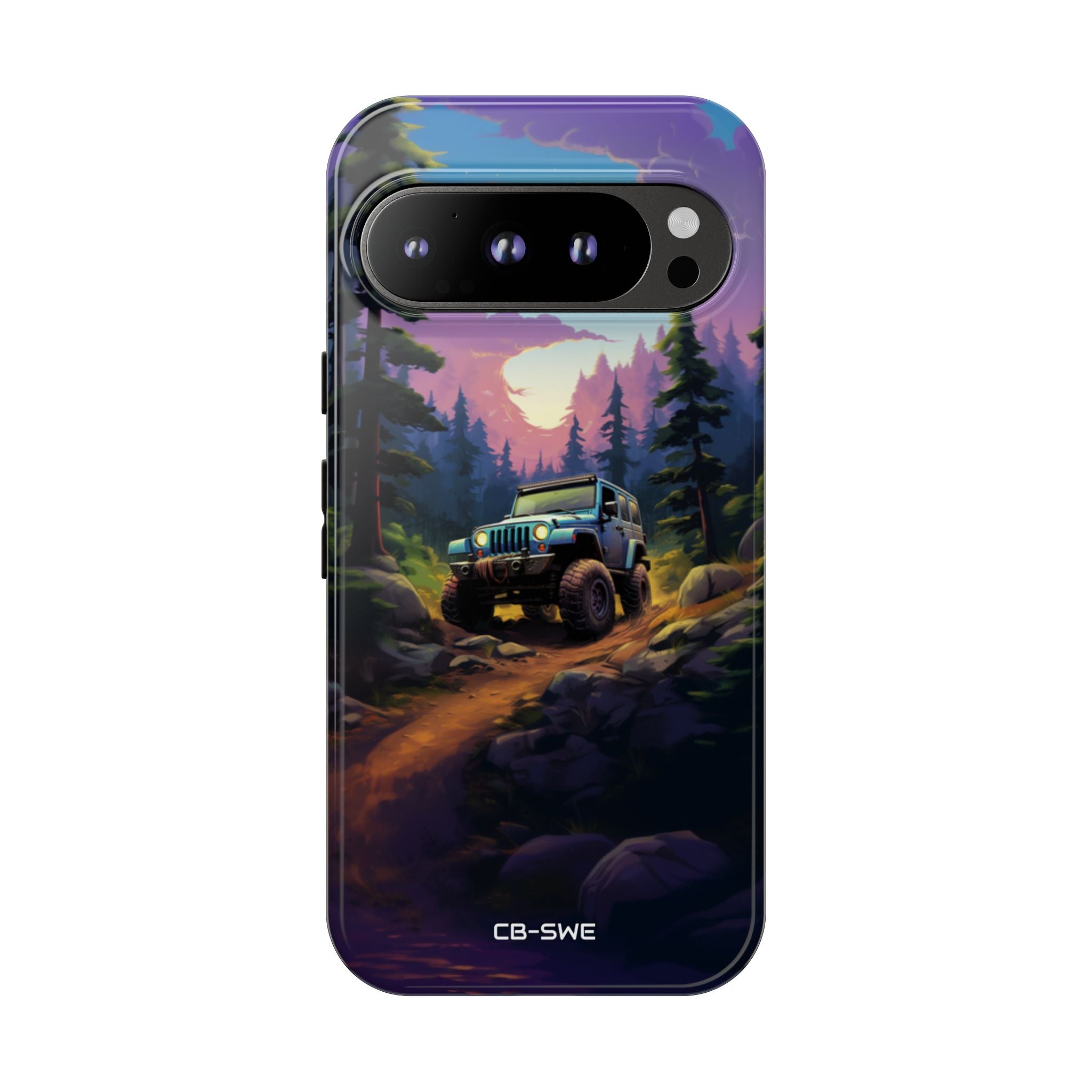 Sunset Forest Drive - Google Pixel Case