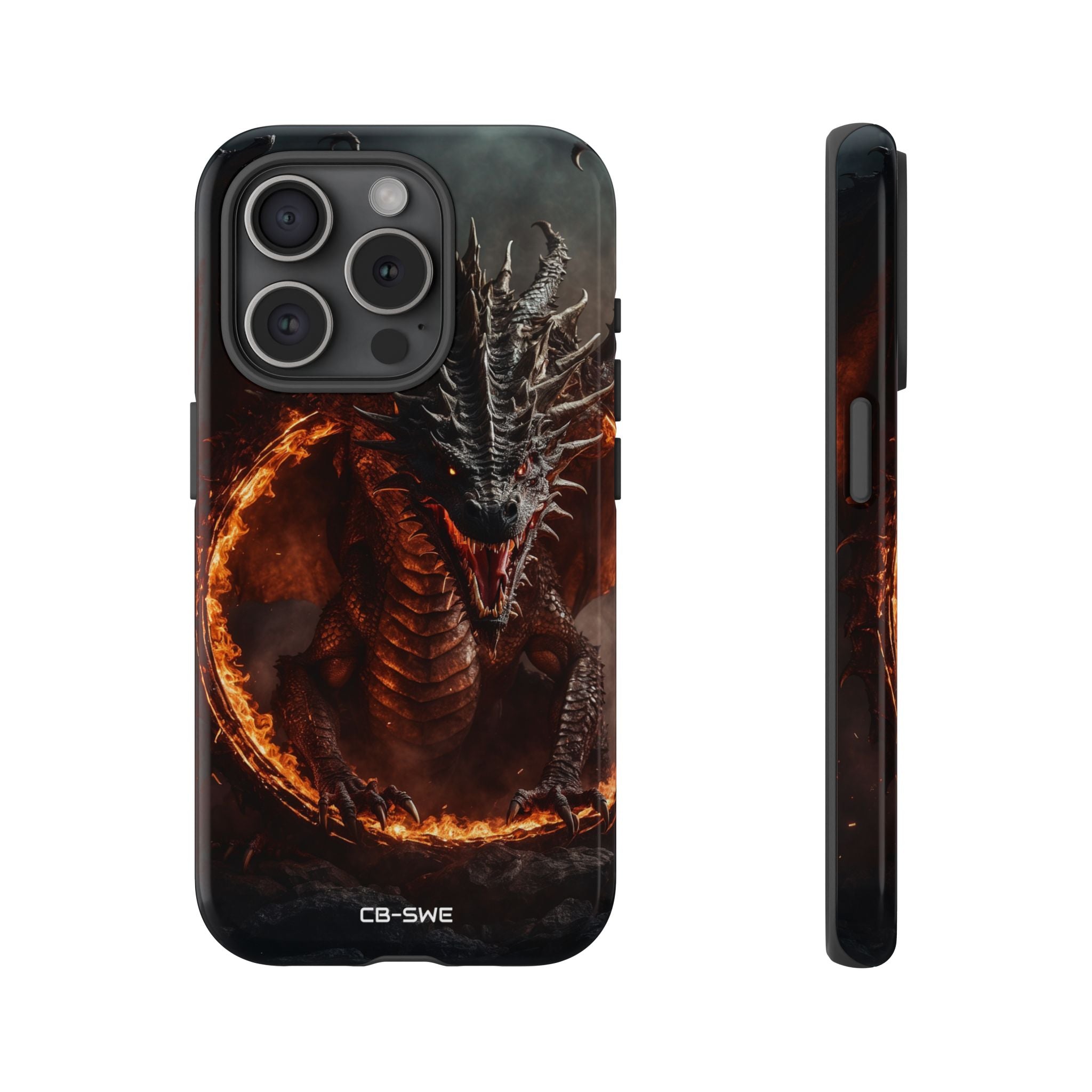 Fiery Dragon Roars - iPhone Case