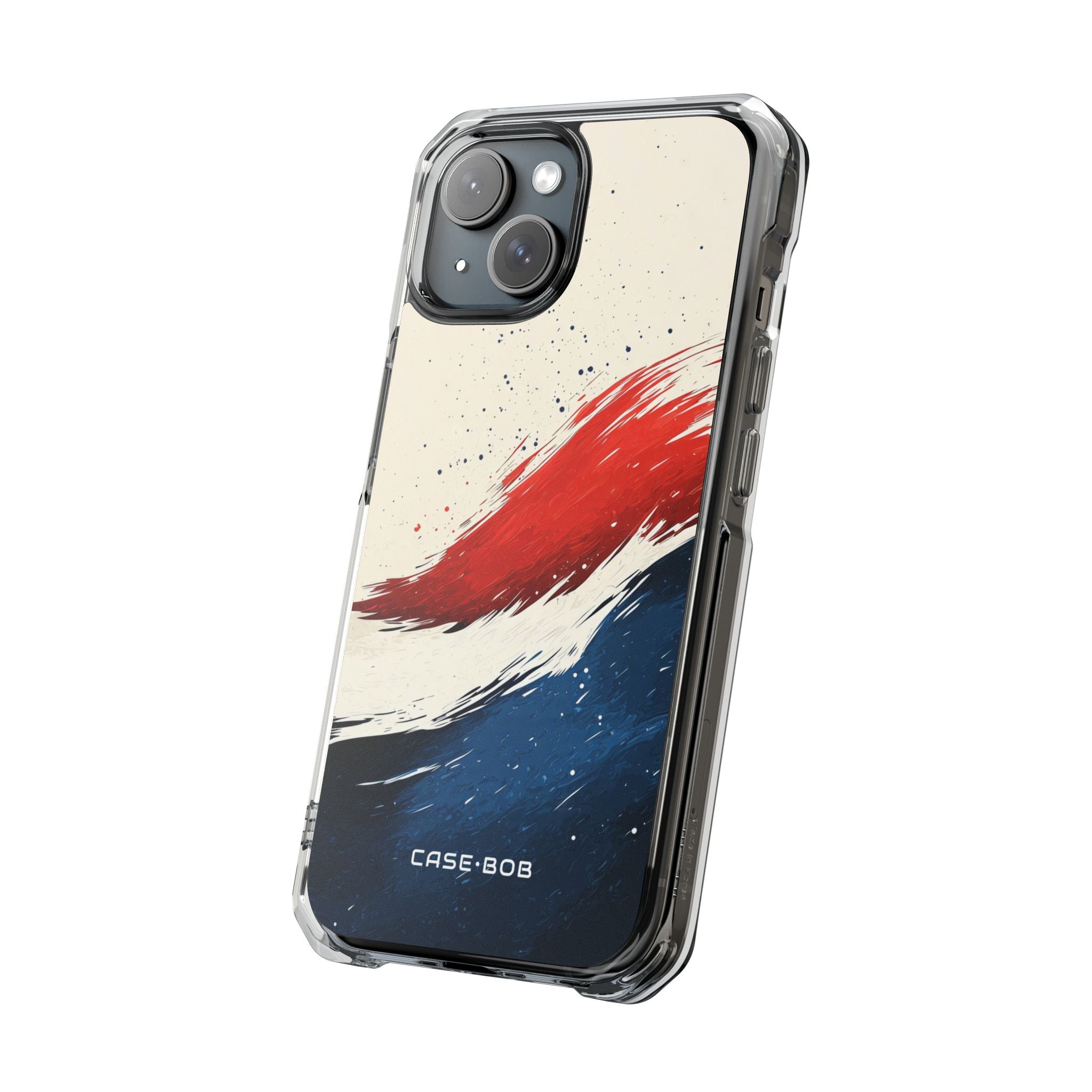 Crimson Sweep iPhone 15 Case - Impact
