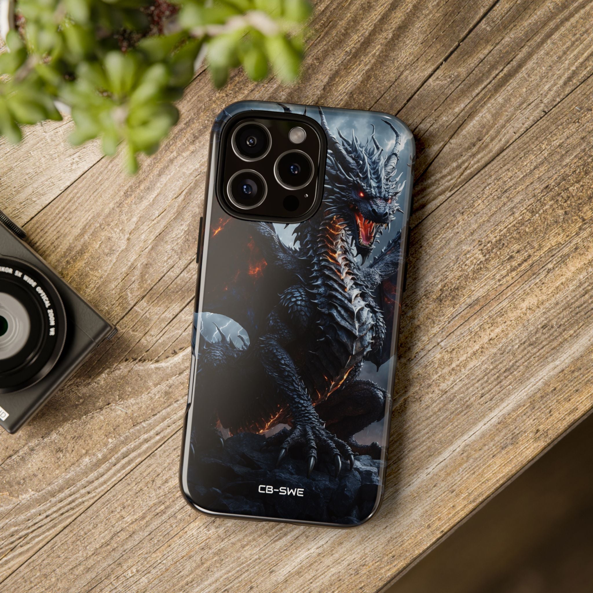 Fiery Wings Unleashed - iPhone Case