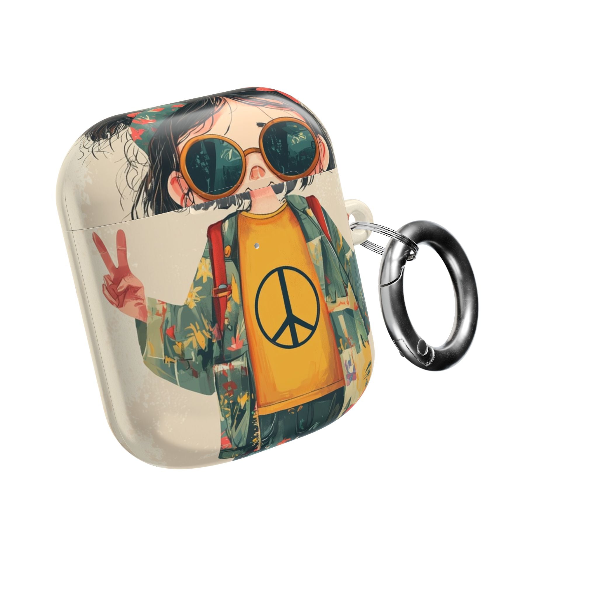 Peace Pigtails - AirPods Case