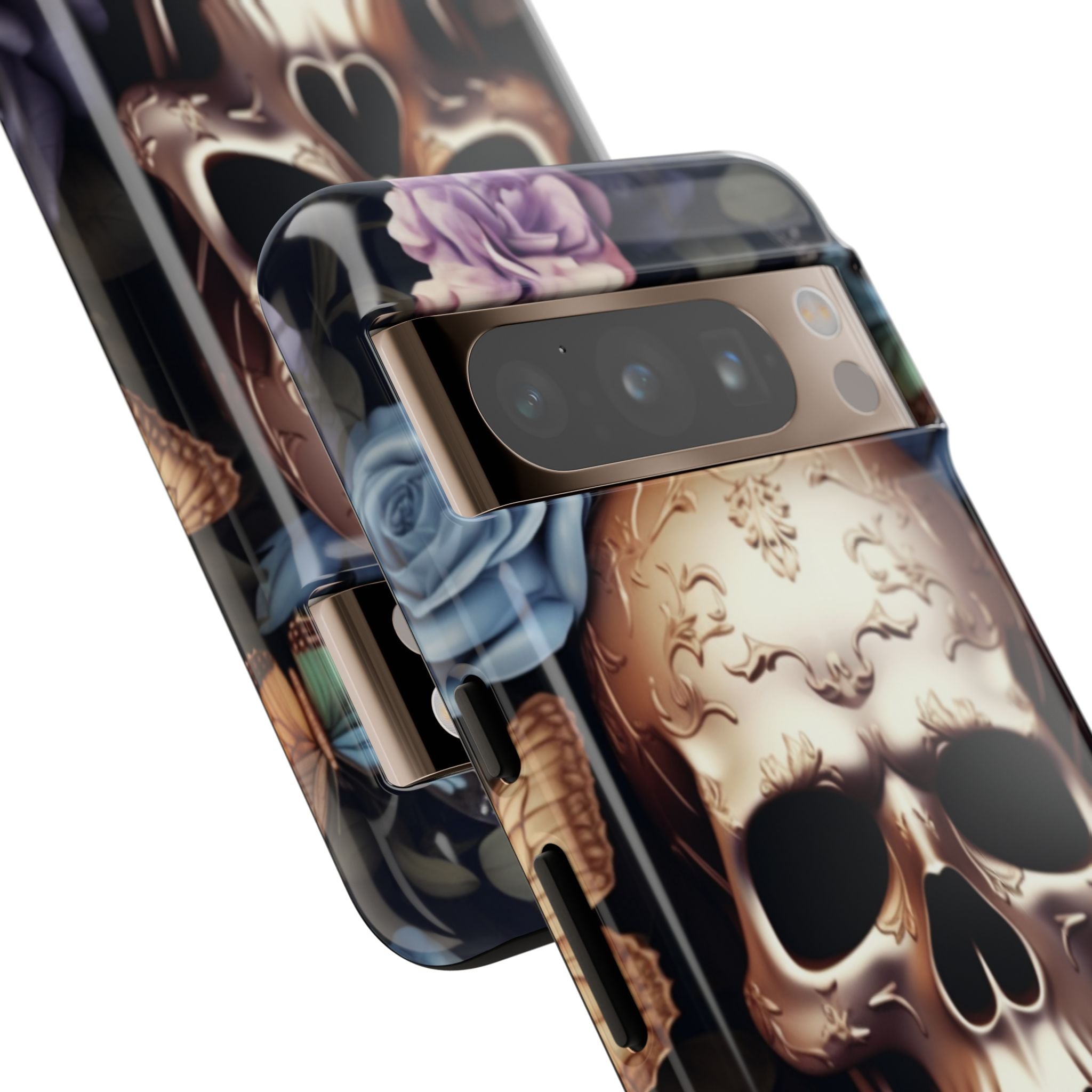 Skull Among Blossoms - Google Pixel Case