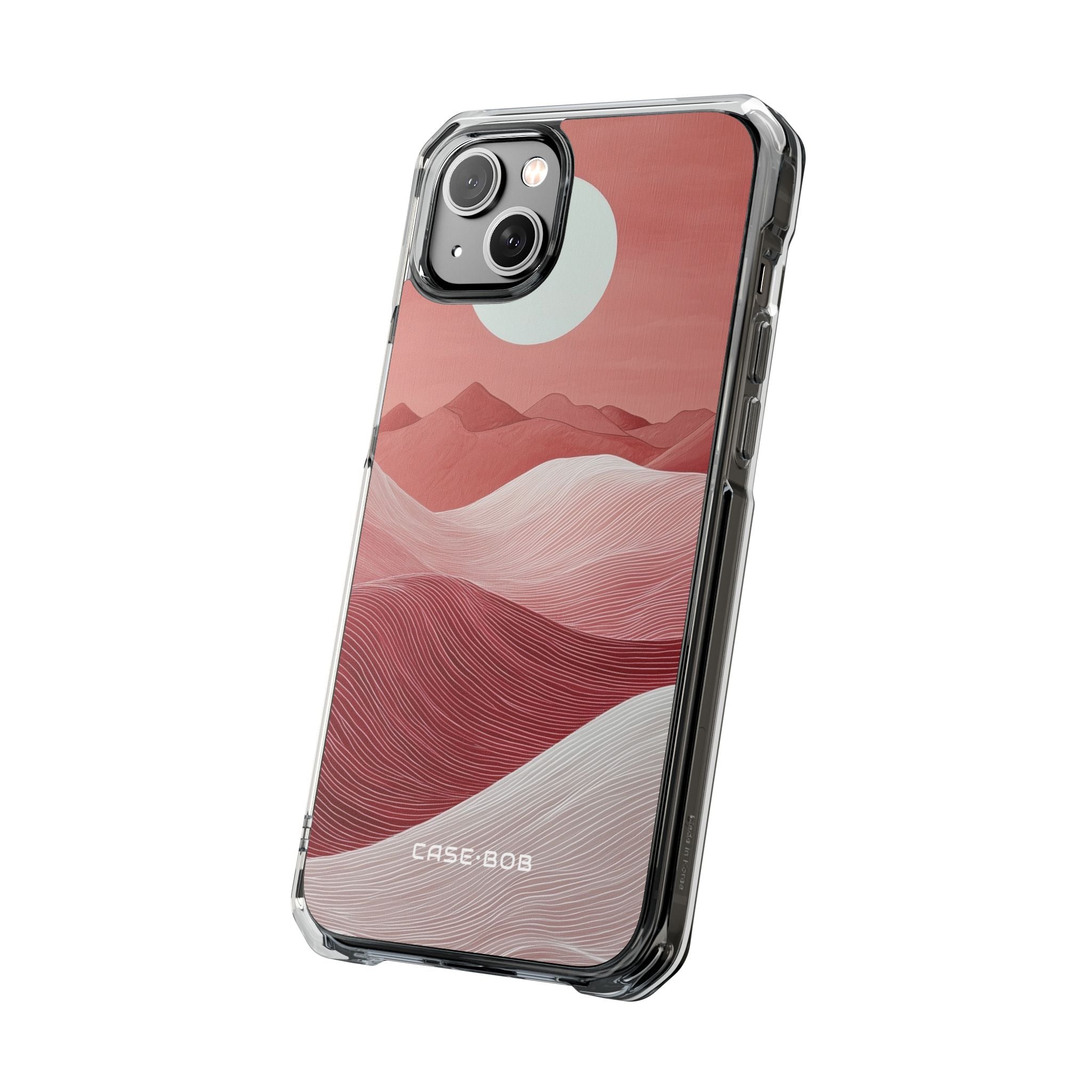 White Orb Dunes iPhone 14 Plus Case - Impact