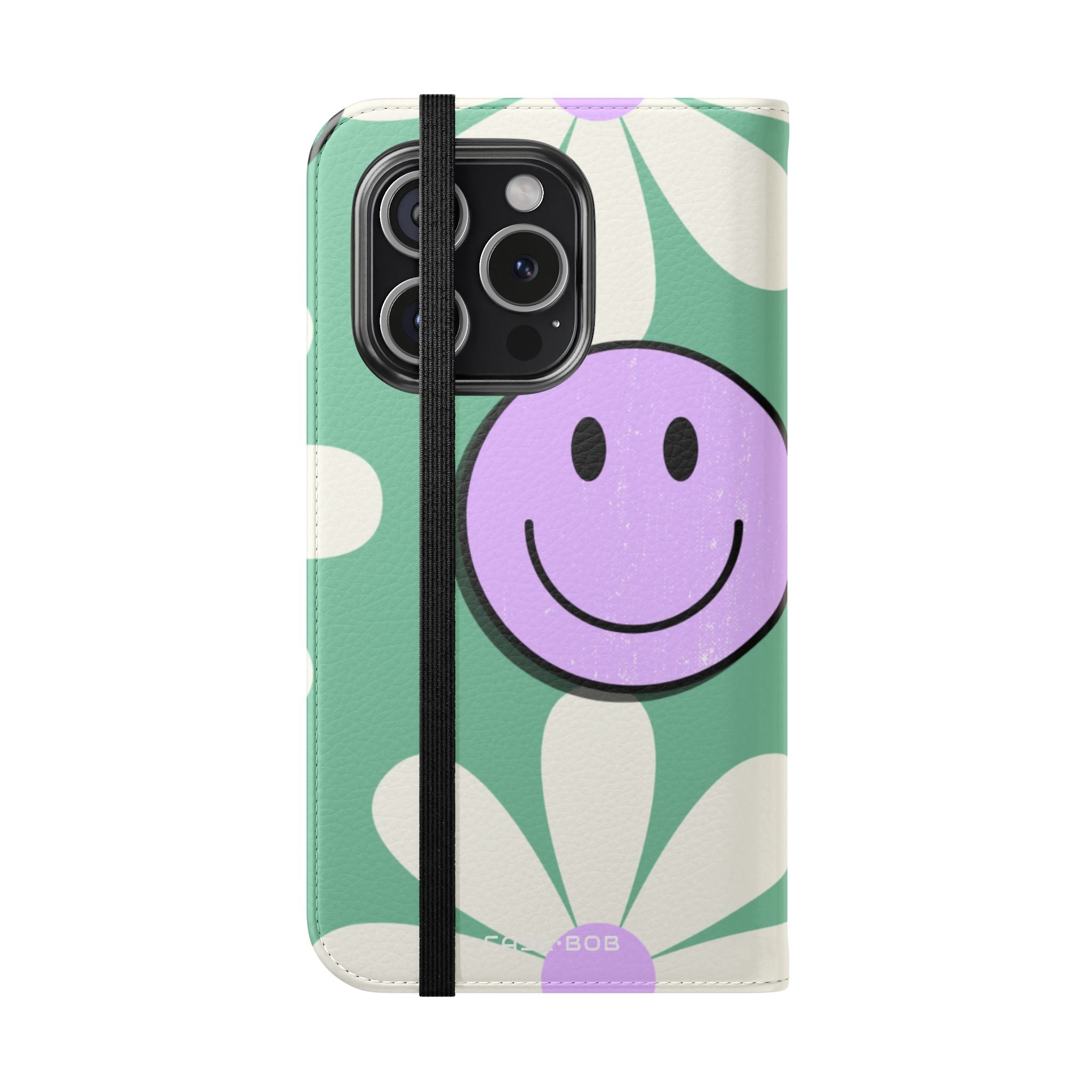 Smiley Daisy Glow - iPhone 15 Pro Case - Wallet