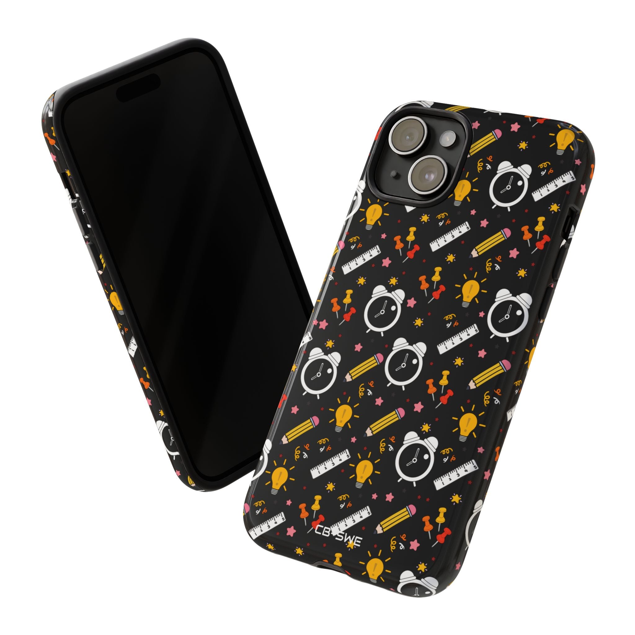 Bright Pencils Twirl - iPhone Case