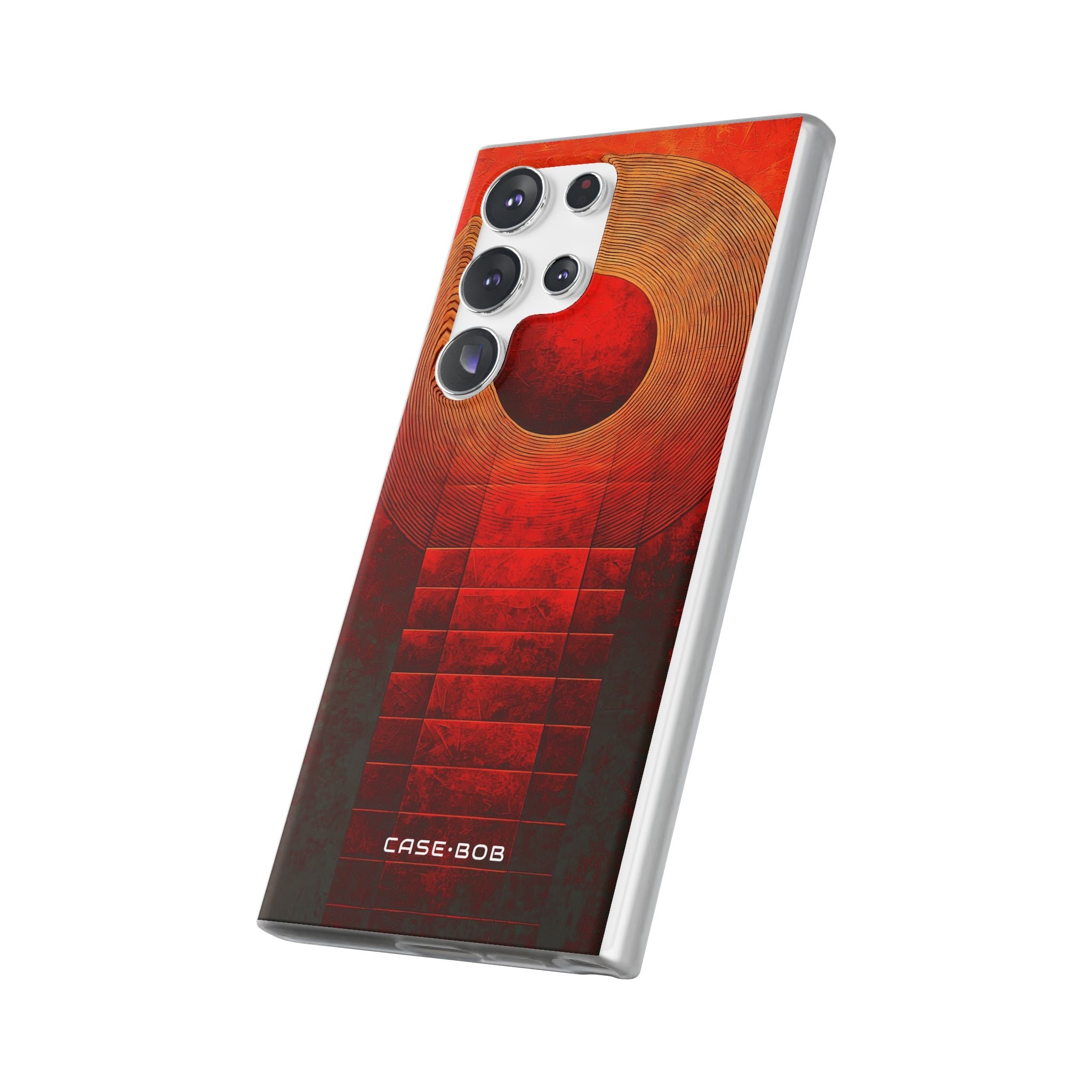 Crimson Orbit Samsung S23 Ultra Case - Soft