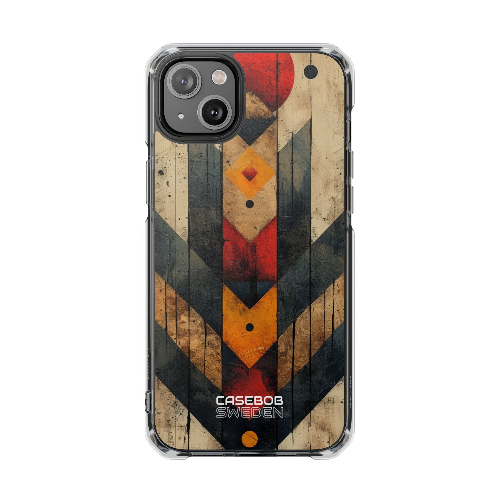 Geometric Fire Rise iPhone 14 - Impact Clear+