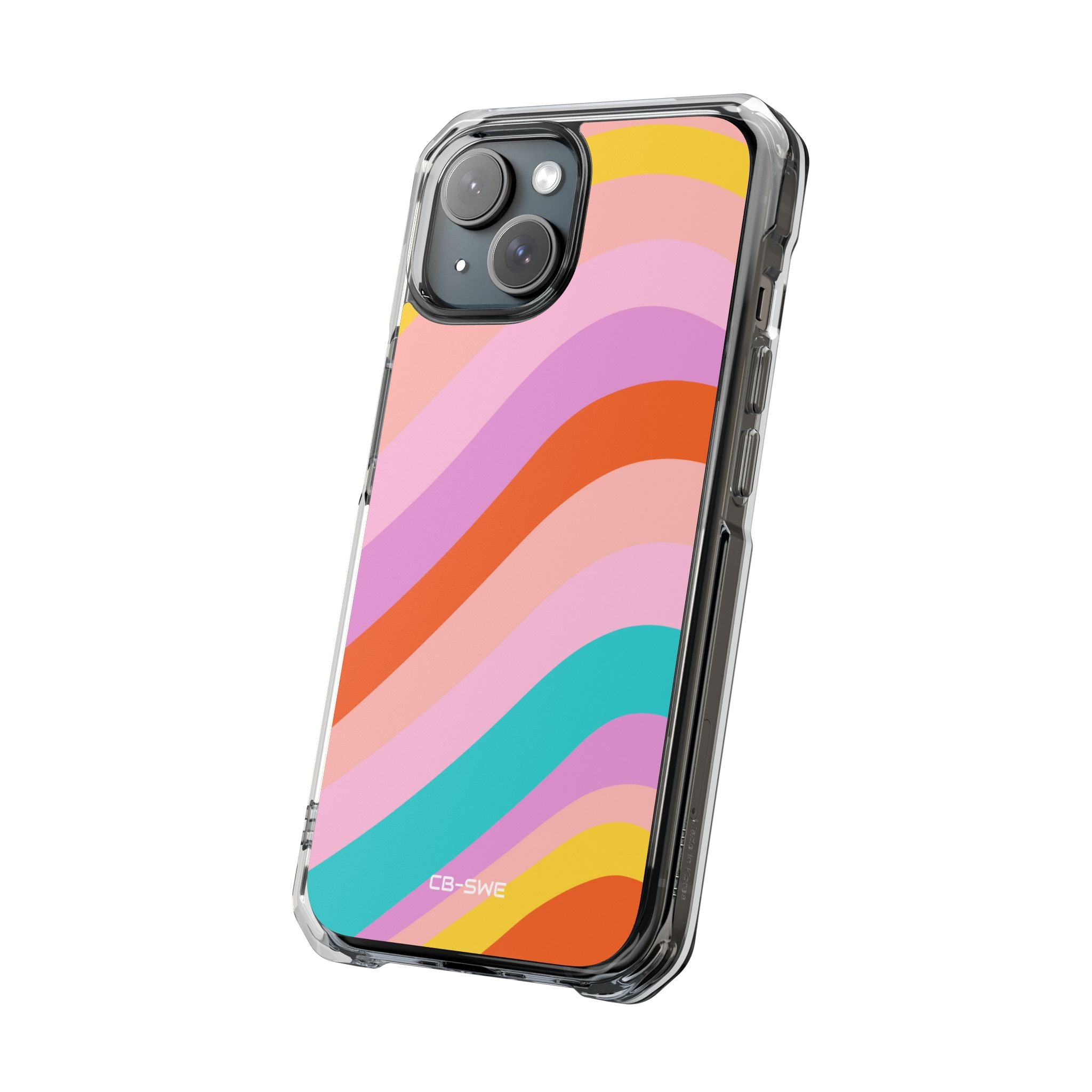 Fluid Color Waves iPhone Case - Impact