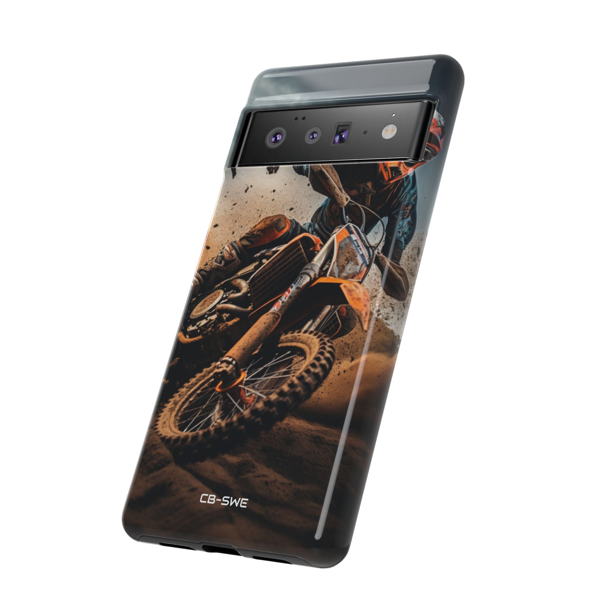 Rider Amidst Desert Fury - Google Pixel Case