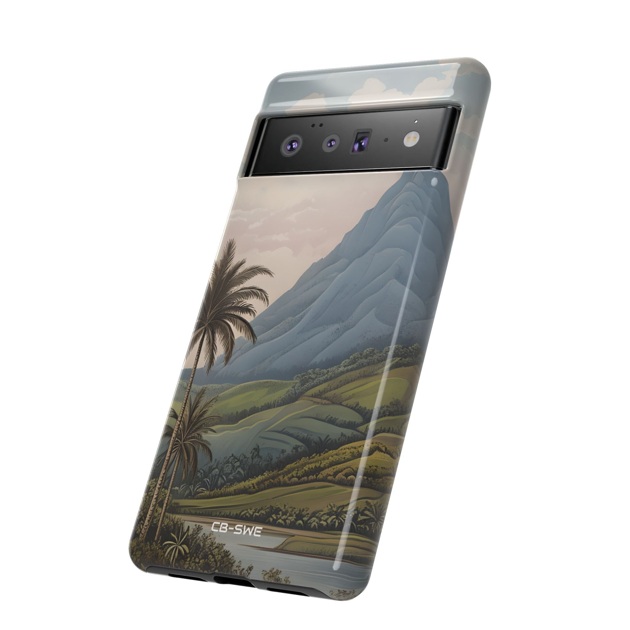 Serene Mountain Oasis - Google Pixel Case