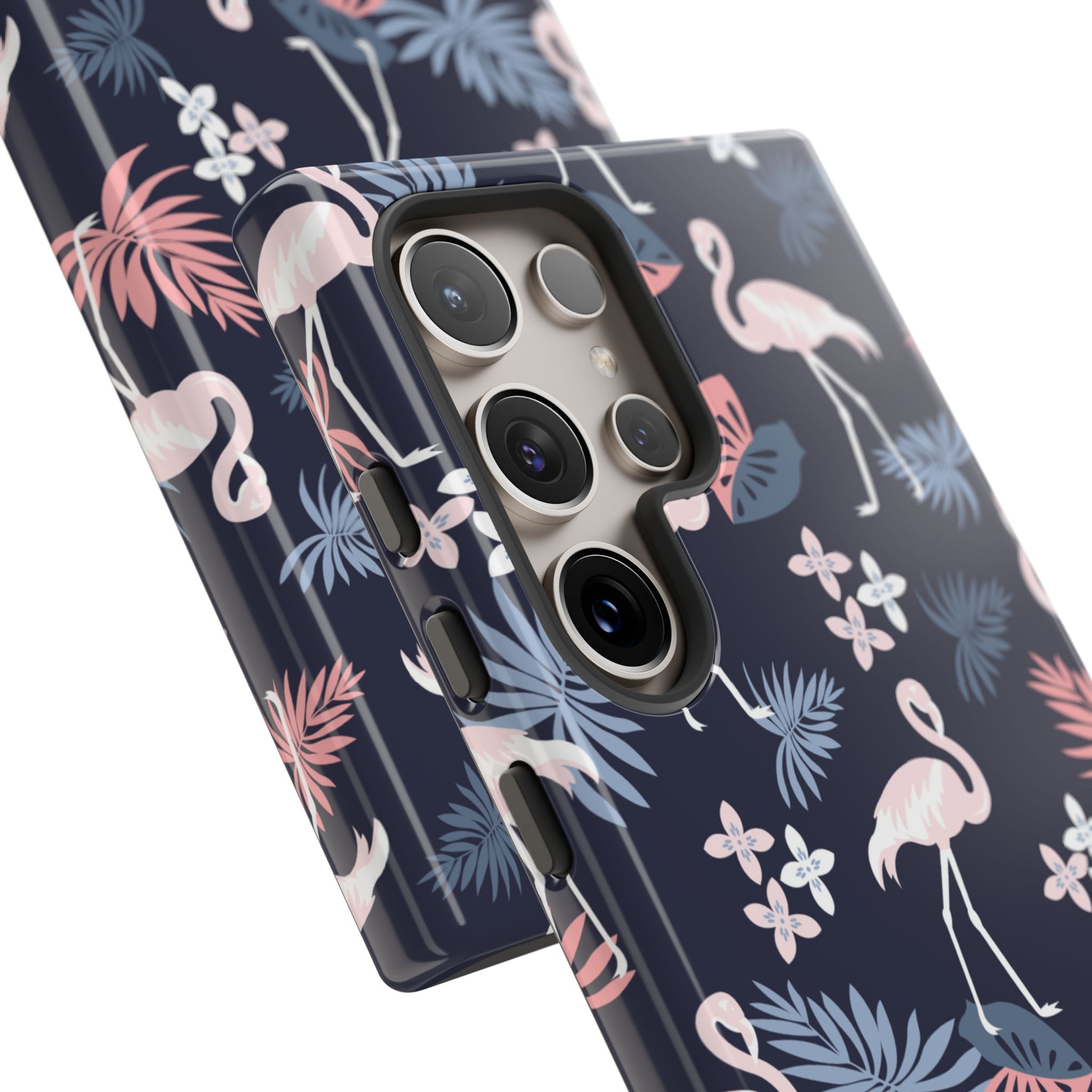 Flamingos Dance Playfully - Samsung Case