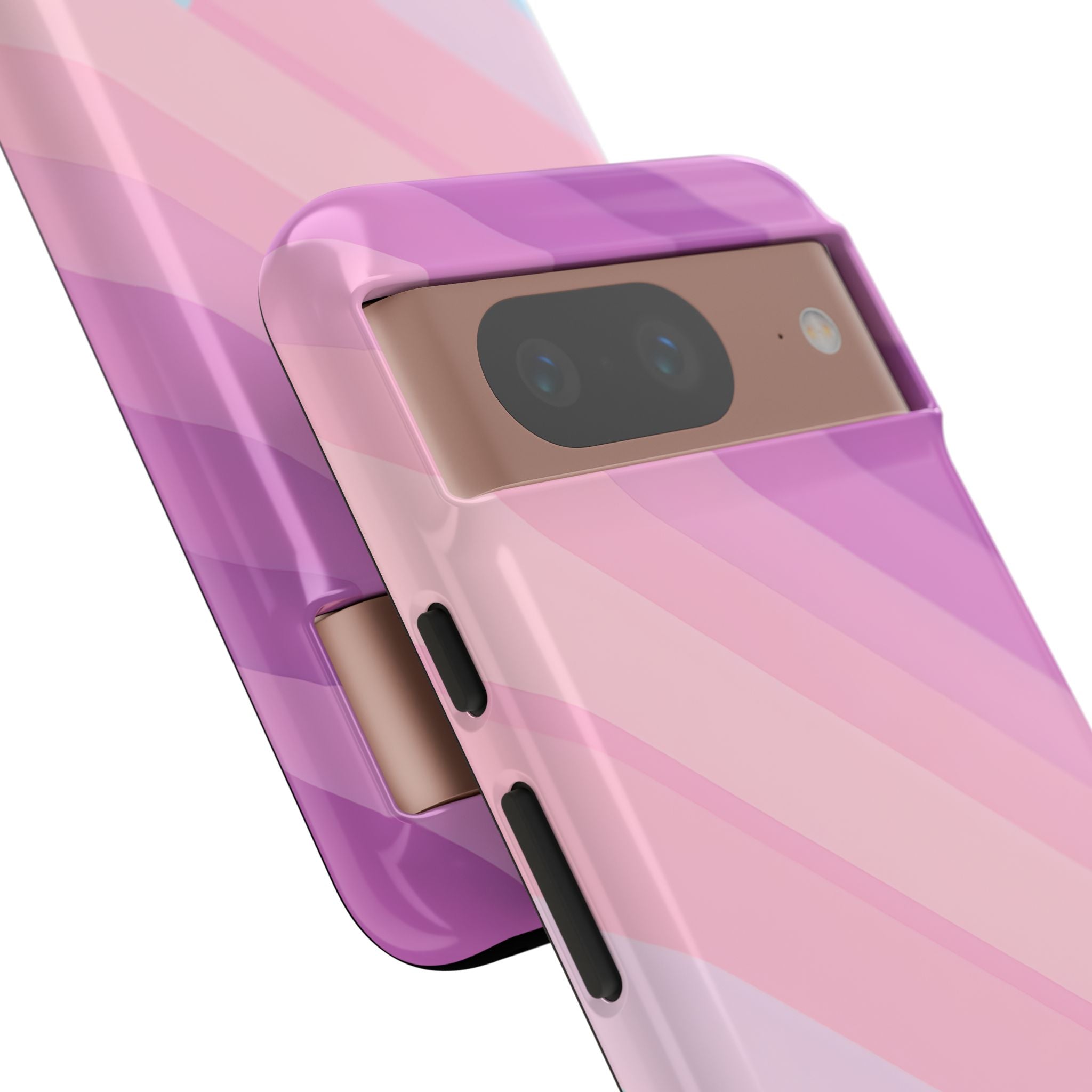 Pink Blue Gradient Layers Google Pixel 8 - Tough