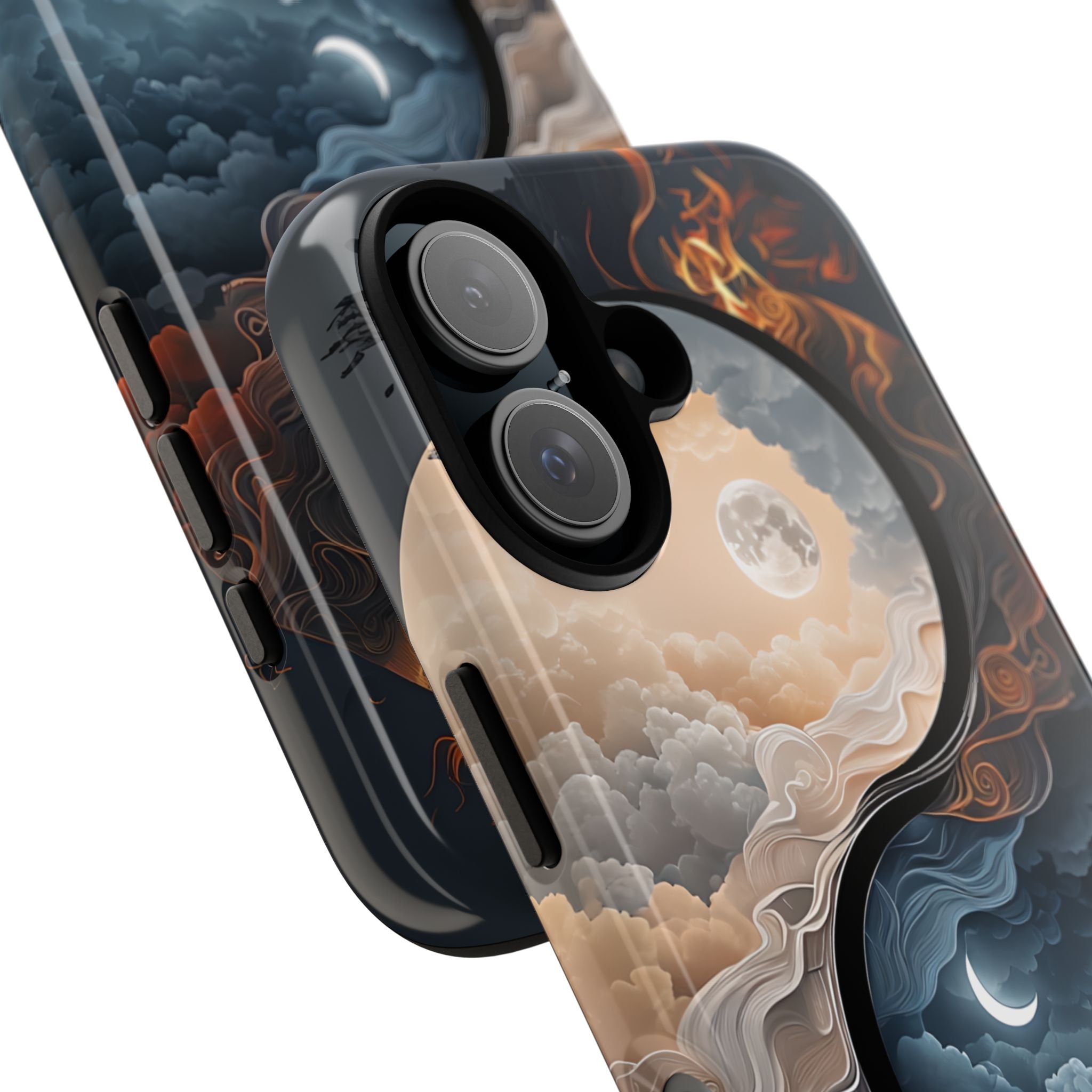 Moonlit Elemental Harmony - iPhone Case