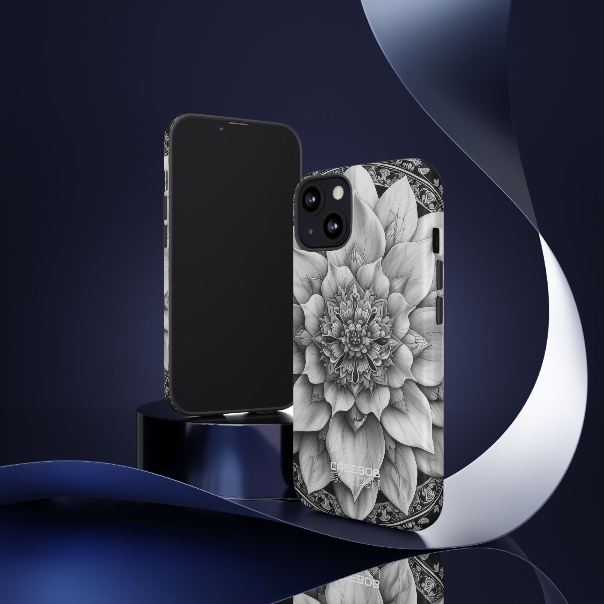 Cosmic Floral Mandala iPhone 13 - Tough