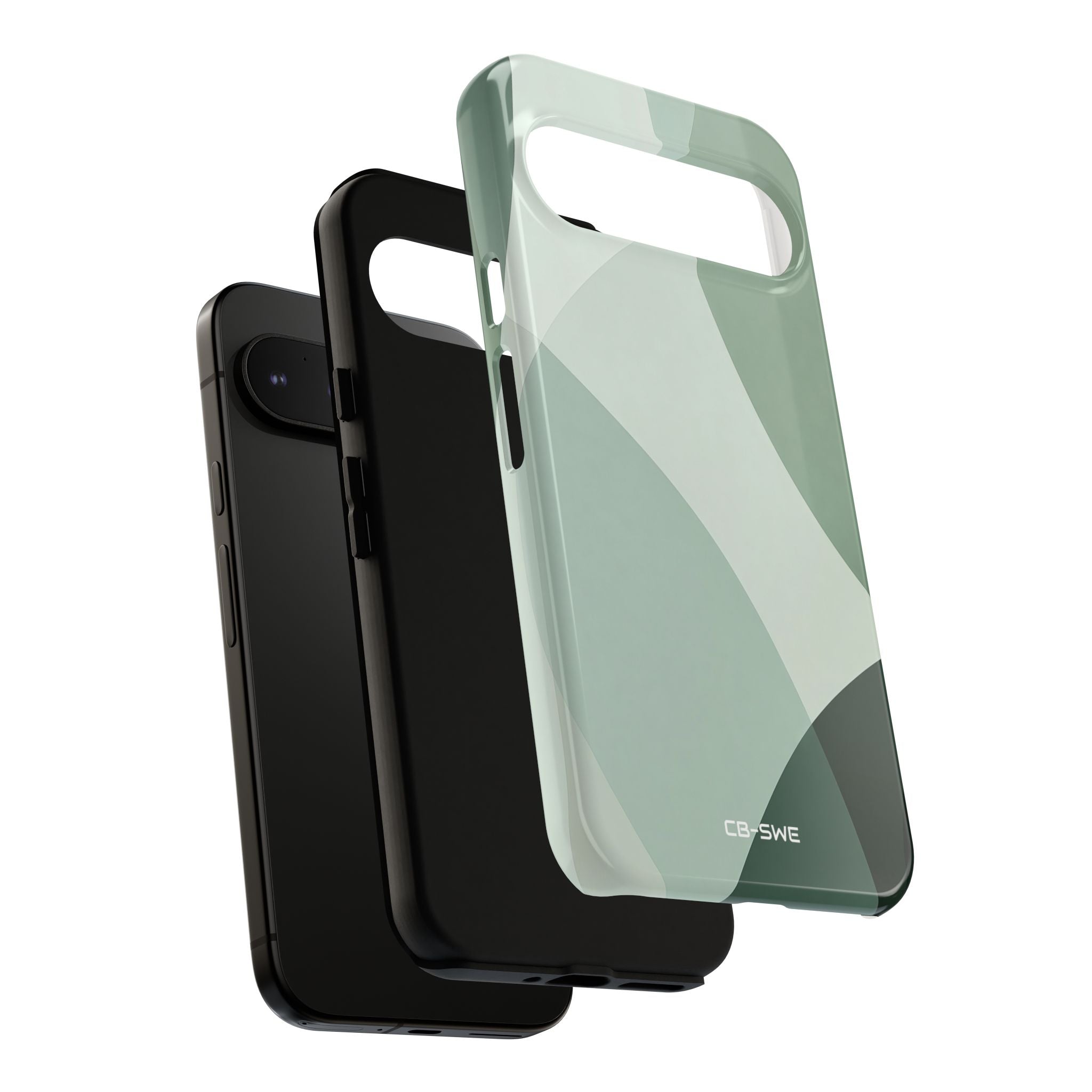Flowing Green Harmony - Google Pixel Case