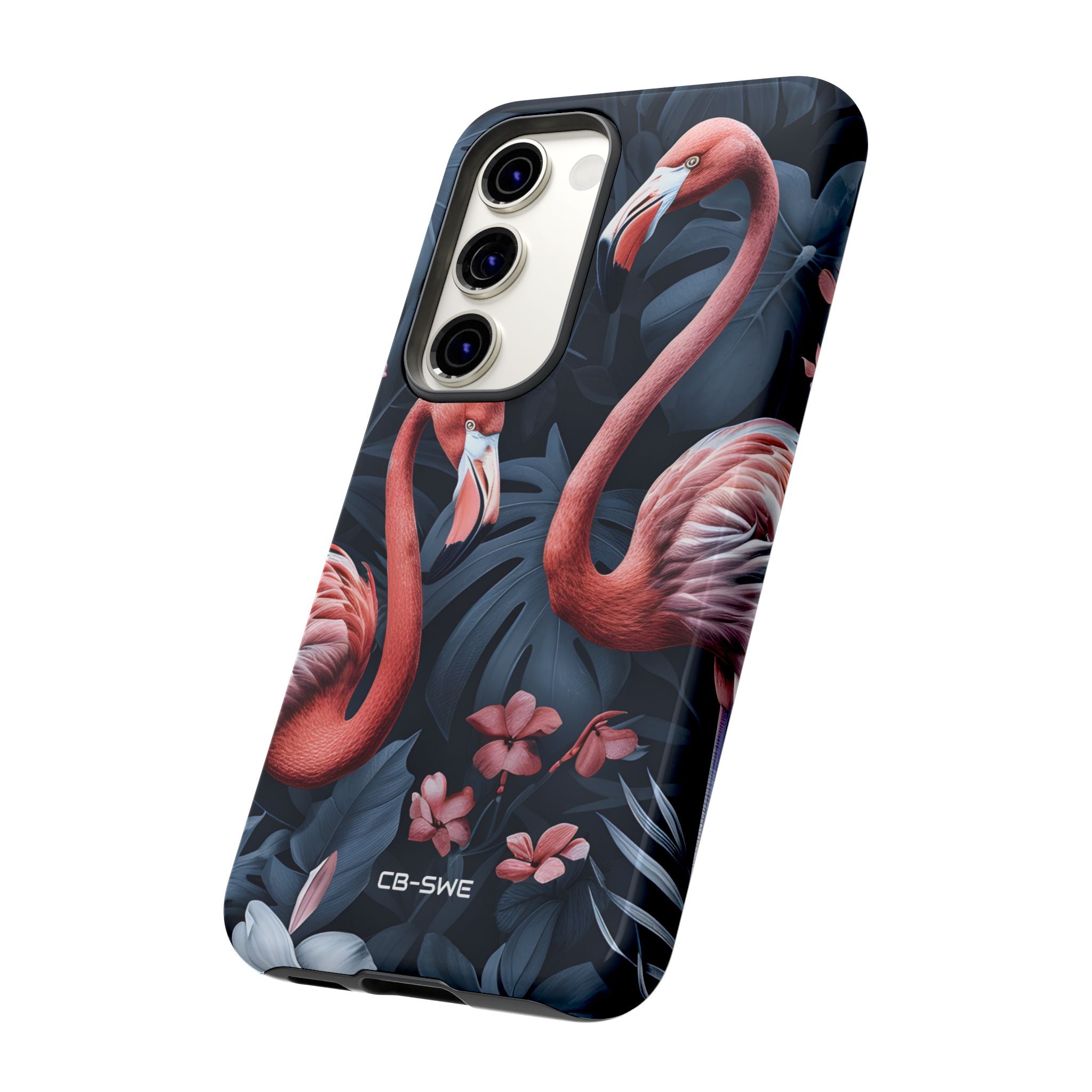 Flamingos Embrace Nature - Samsung Case
