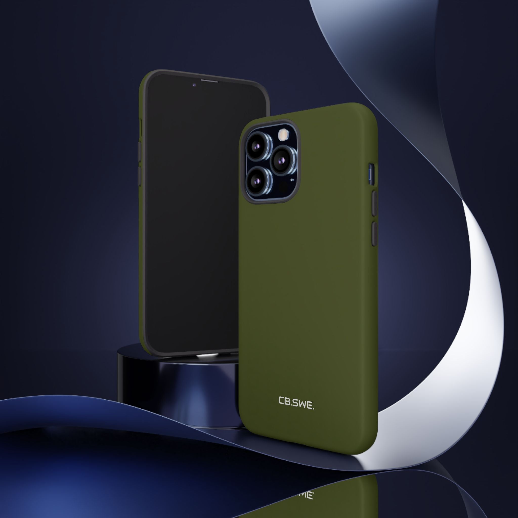 Armeegrüne iPhone-Hülle – Robust