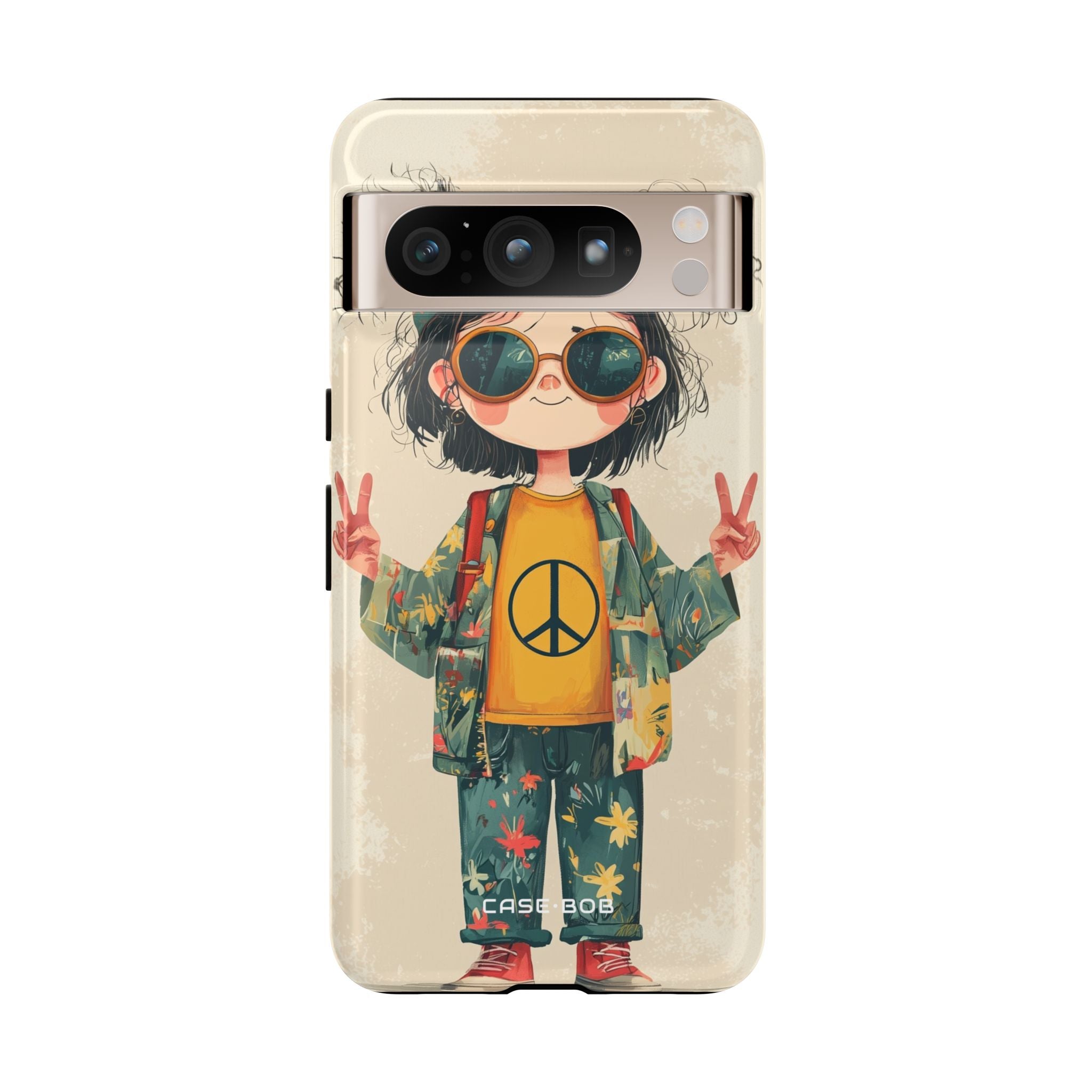 Peace Pigtails Google Pixel 8 Pro Case - Tough