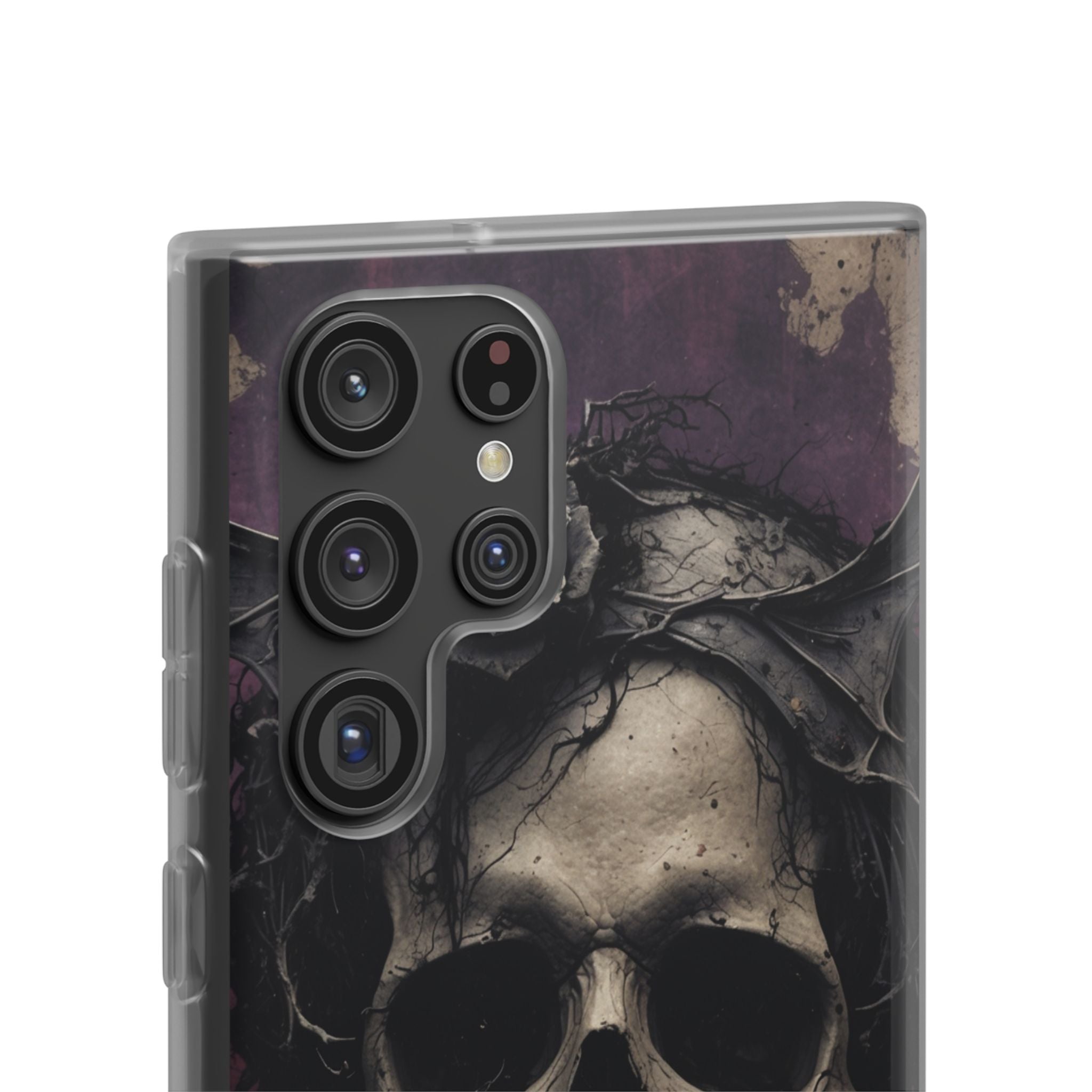 Skull Crown Samsung S22 Ultra Case - Soft