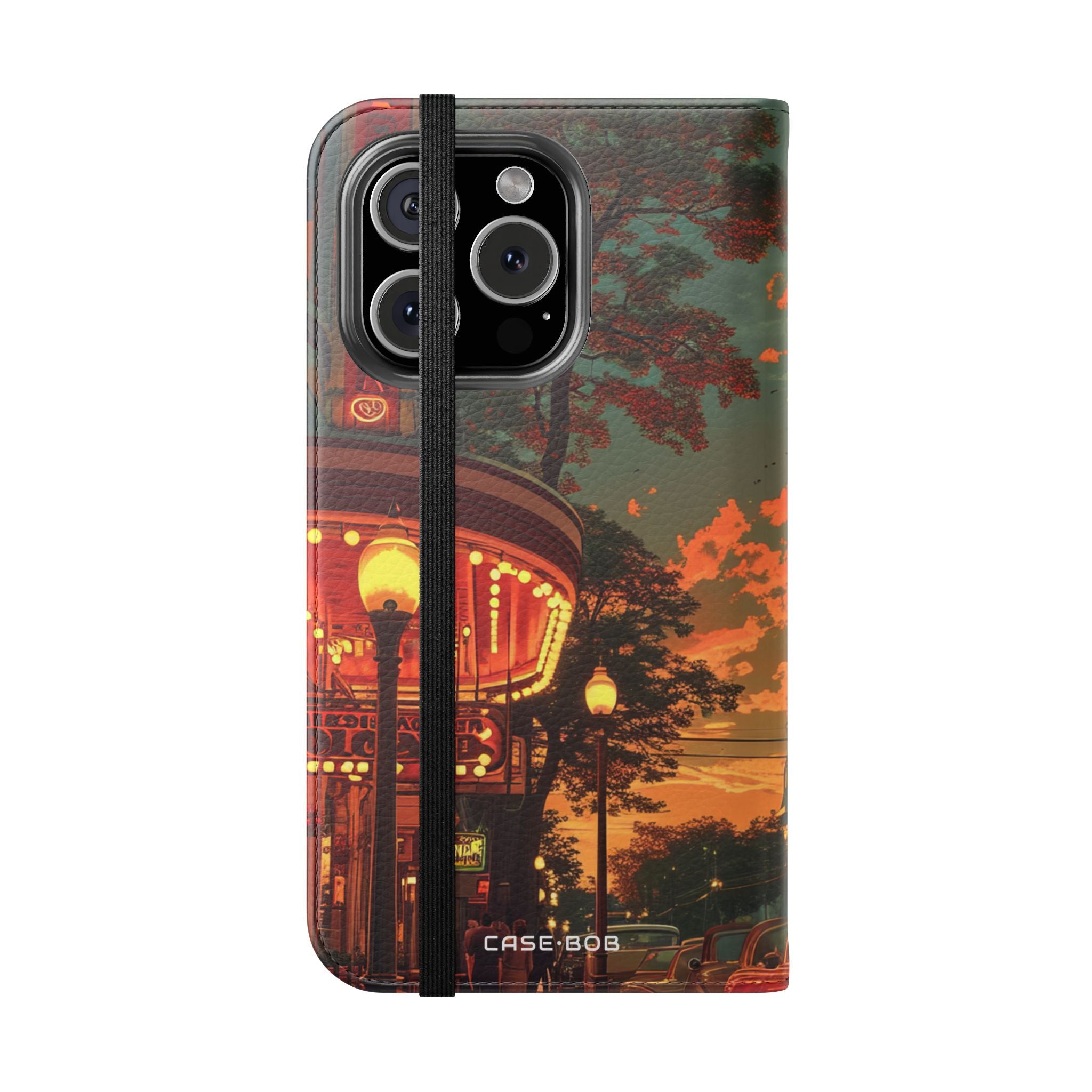 Crimson Classic Glow - iPhone 16 Pro Case - Lompakko