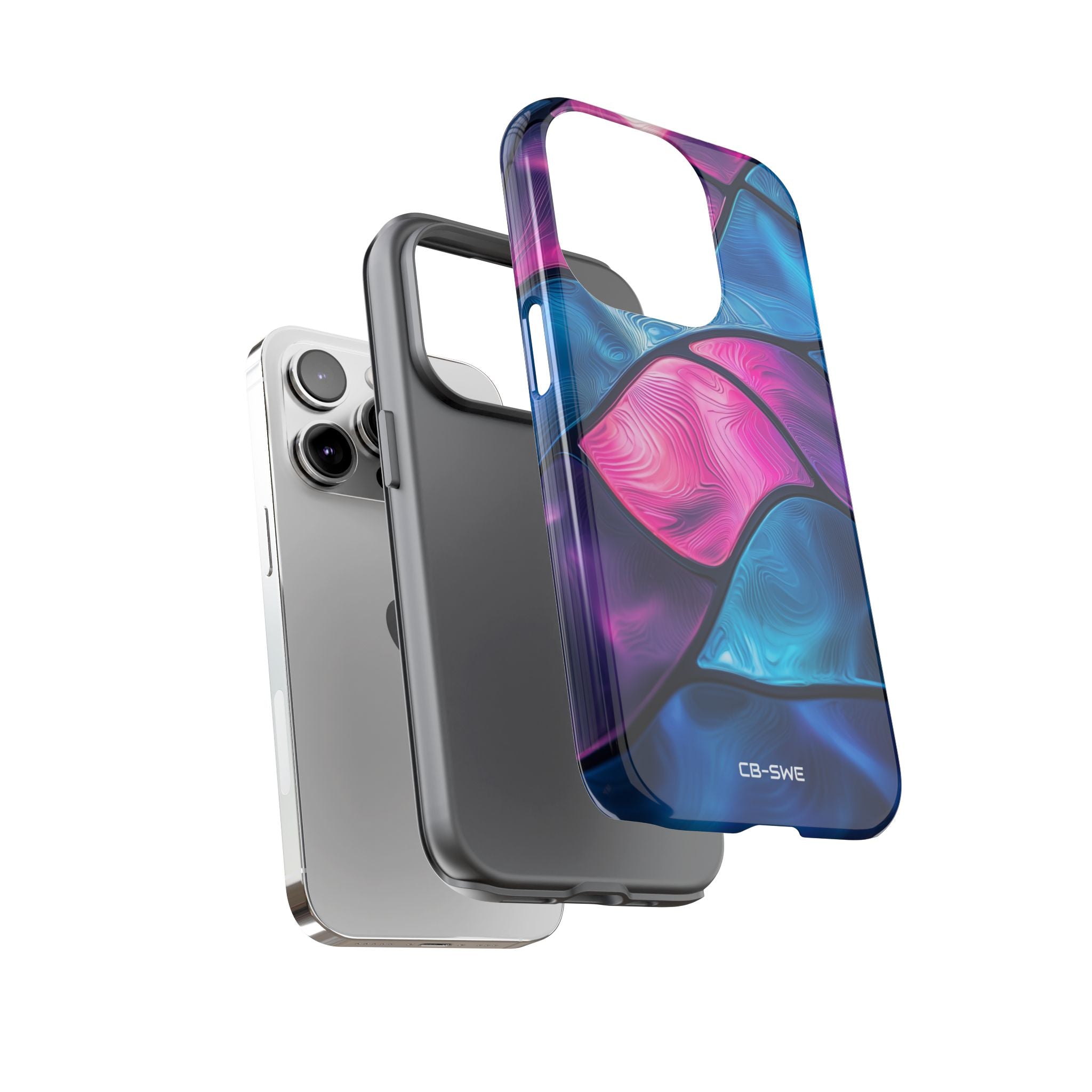 Shimmering Waves Flow - iPhone Case