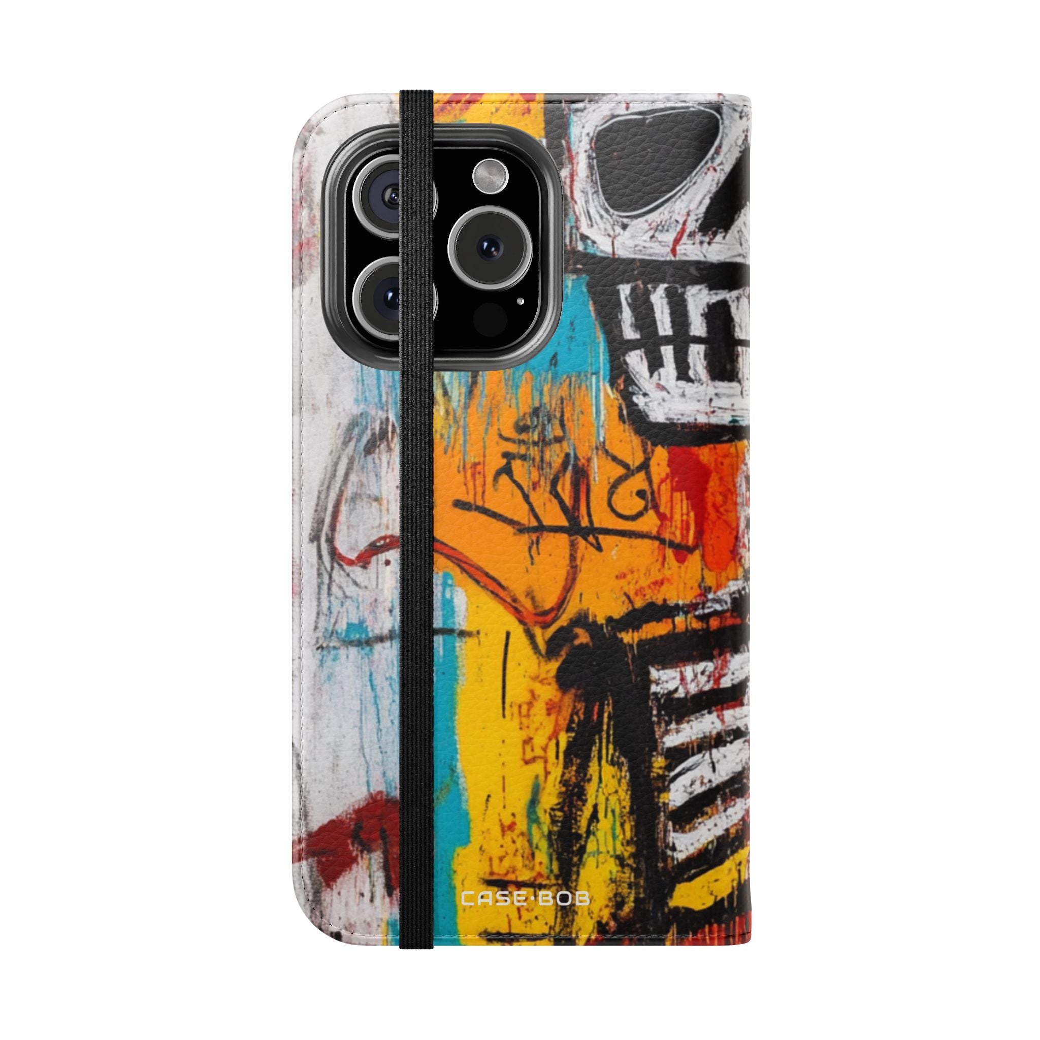Neon Skull Chaos - iPhone 16 Pro Case - Wallet