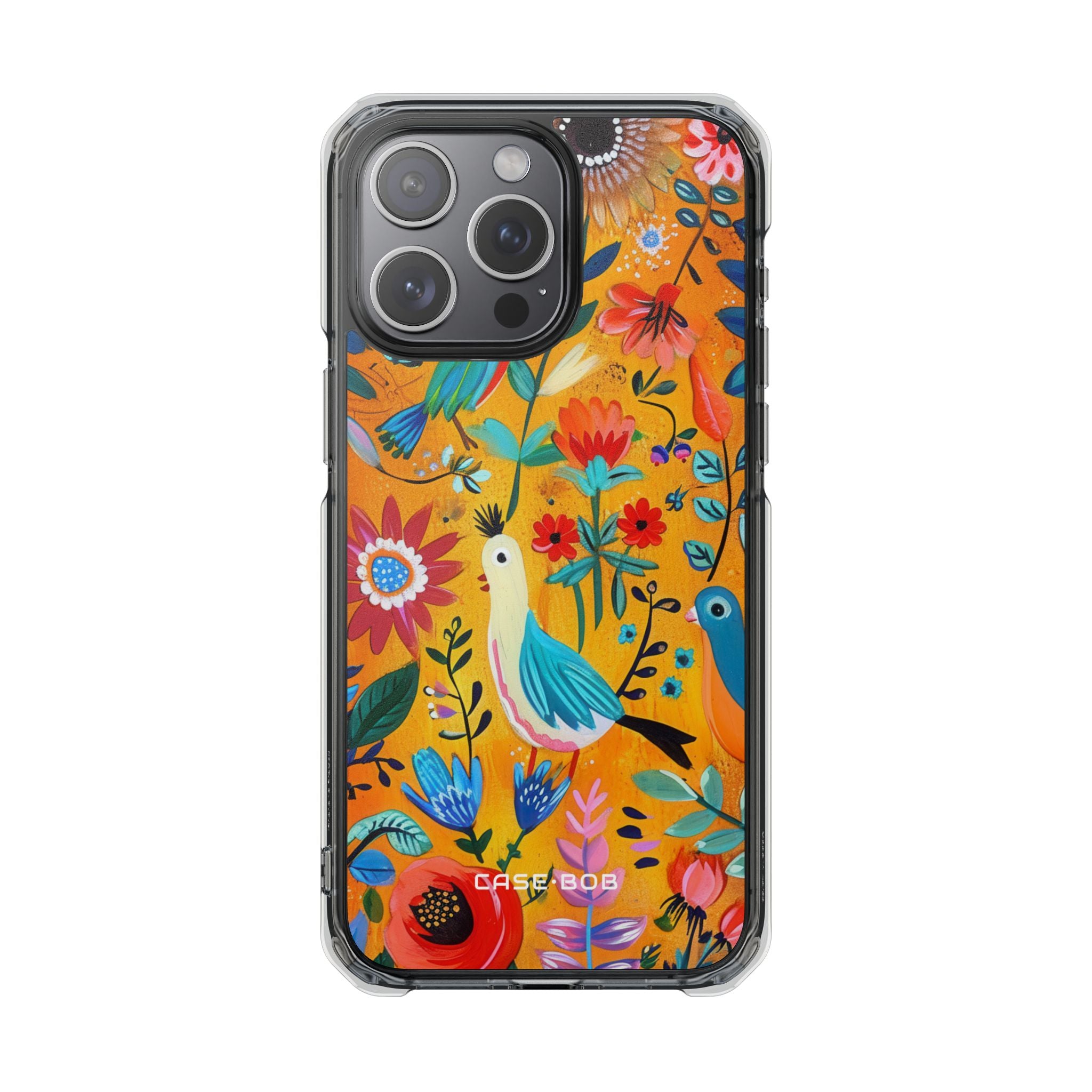 Colorful Birds Bloom iPhone 15 Pro Max Case - Impact