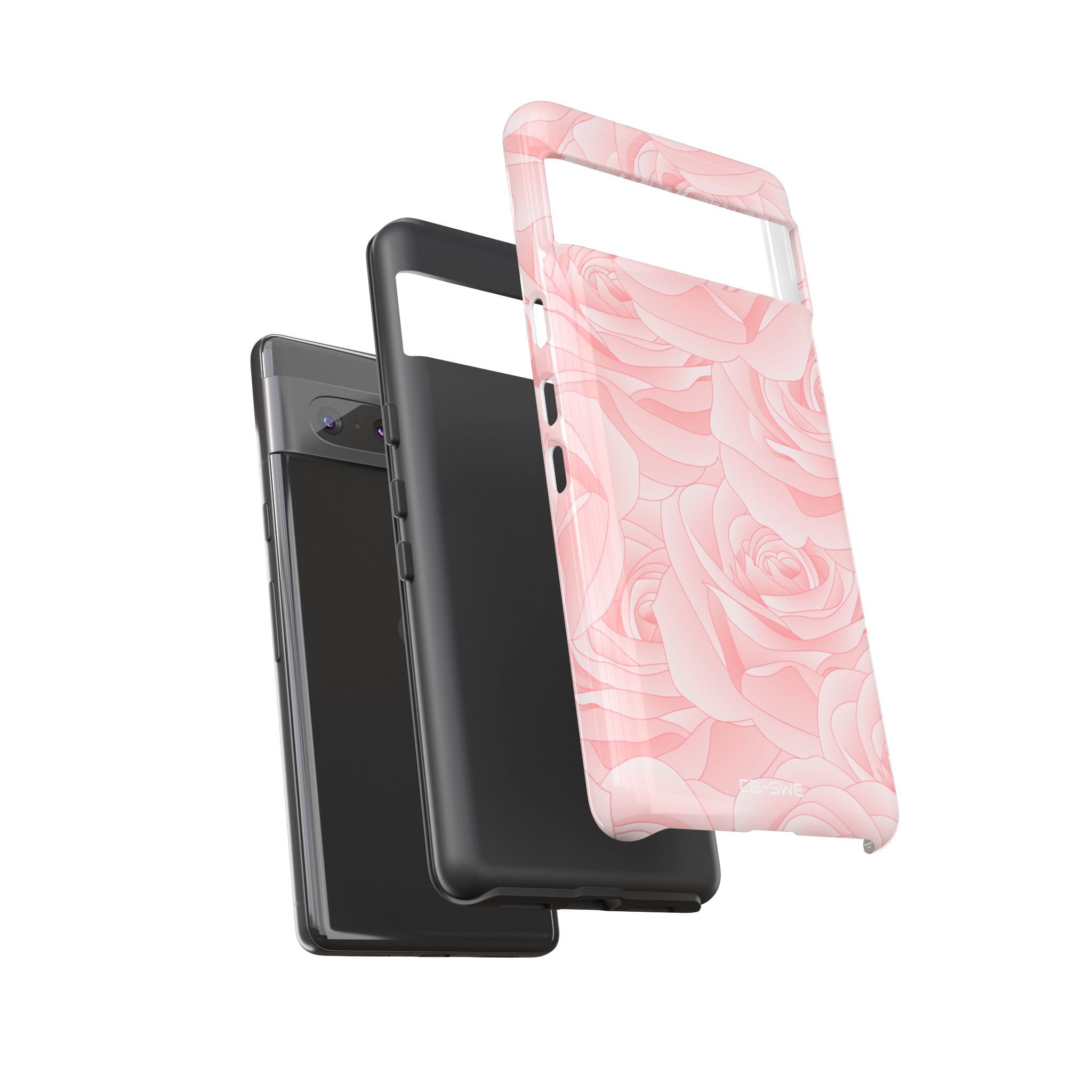 Elegant Pink Roses - Google Pixel Case