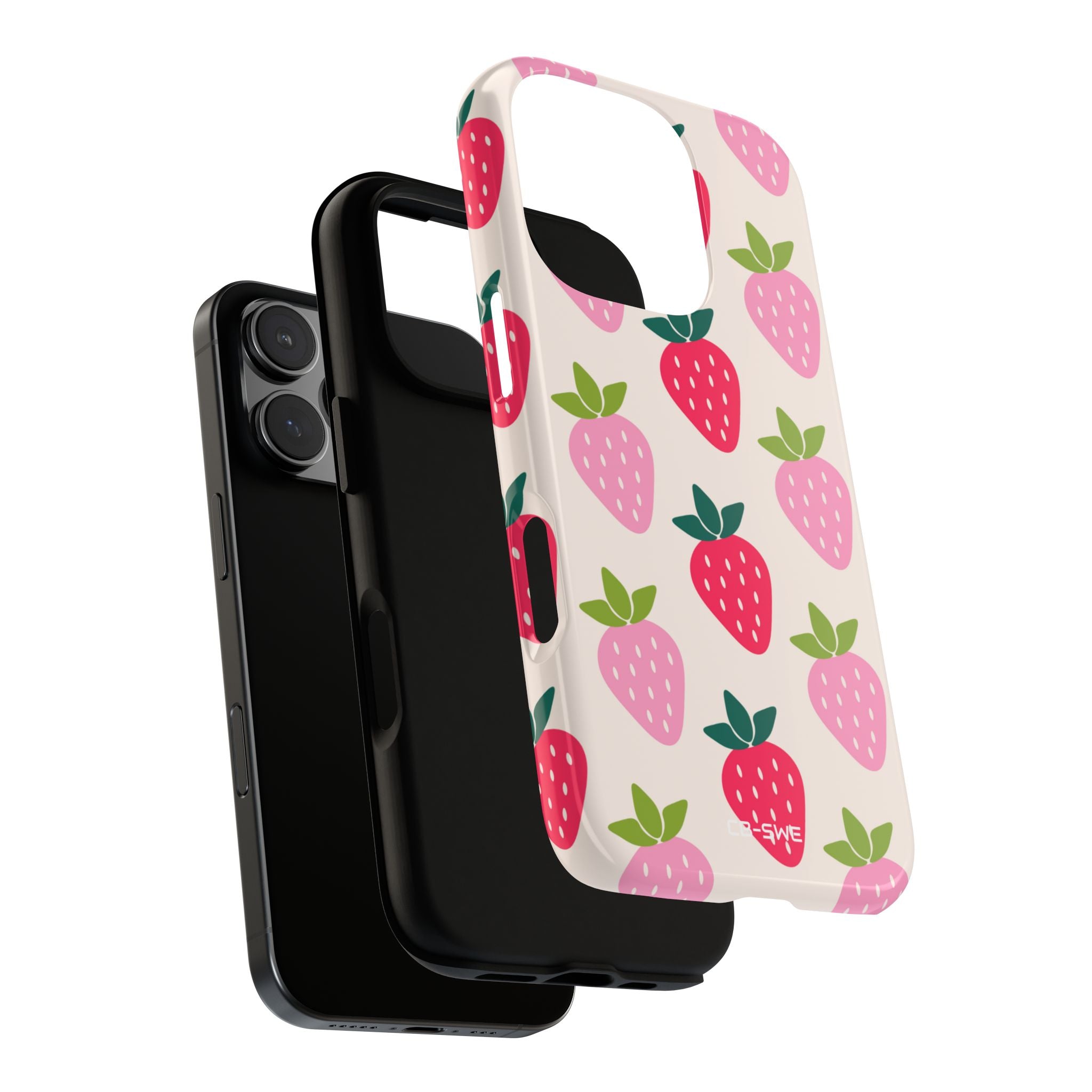 Vibrant Strawberry Rhythm - iPhone Case