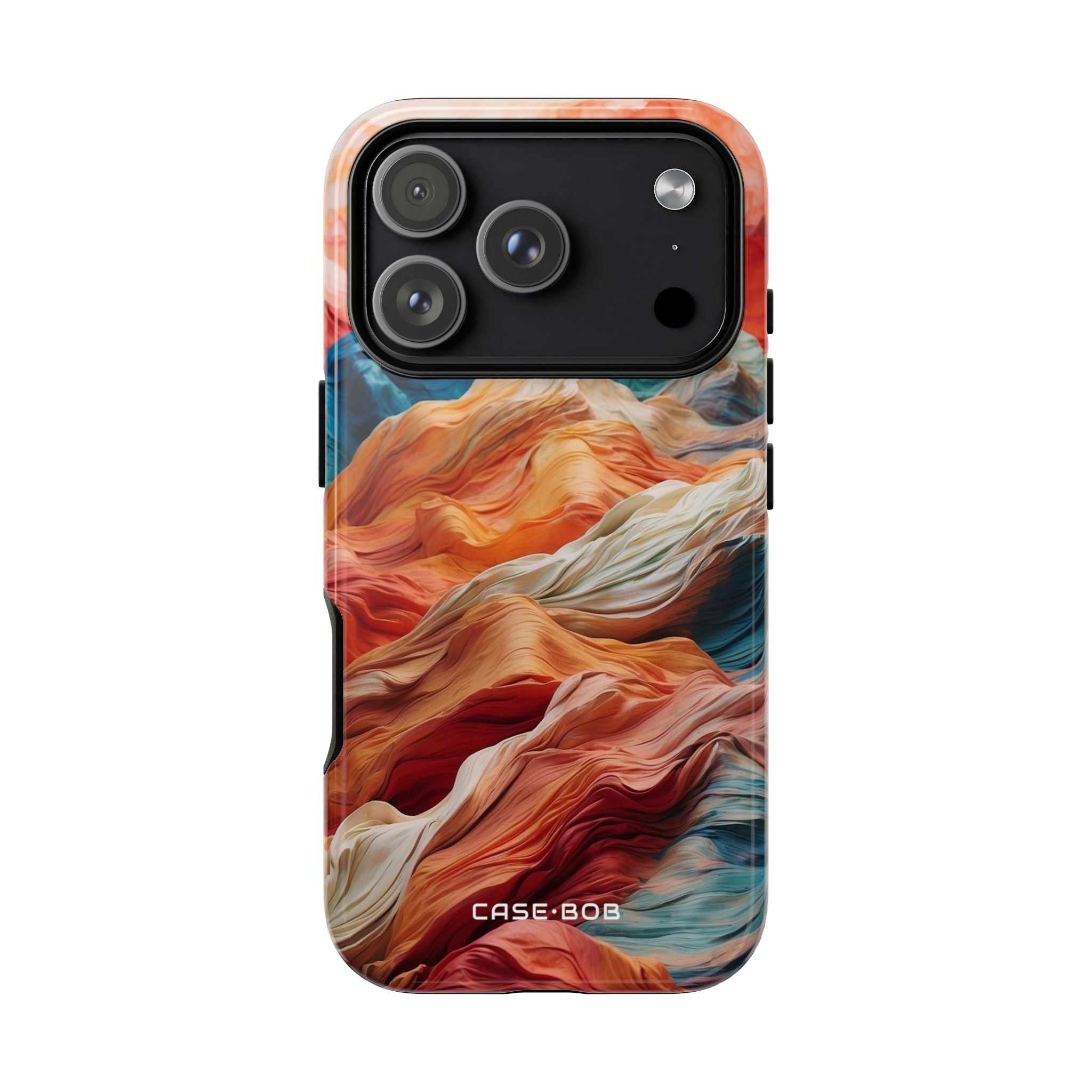 Fabric Peaks Cream iPhone 17 Pro Case - Tough