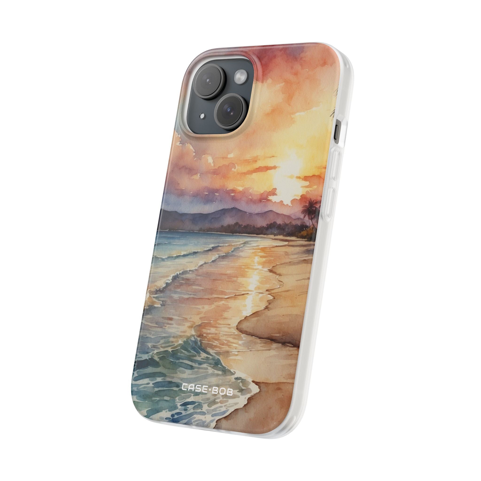 Sunset Reflection iPhone 15 Case - Soft