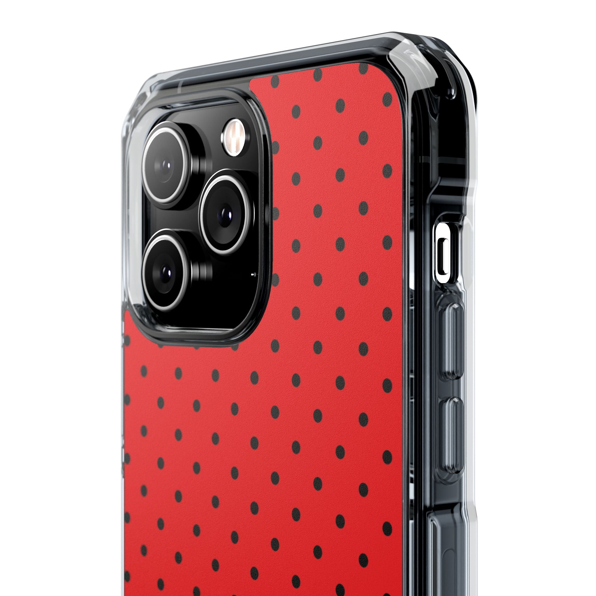 Crimson Dot Matrix iPhone 14 Pro Max Case - Impact