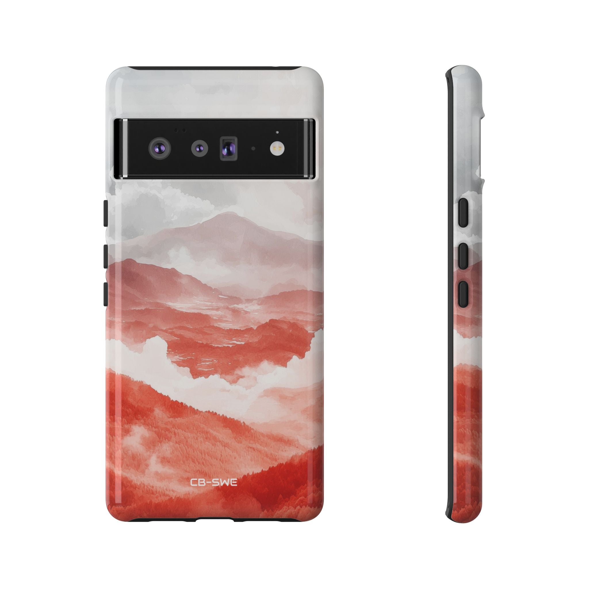 Mountain Flames Rise - Google Pixel Case