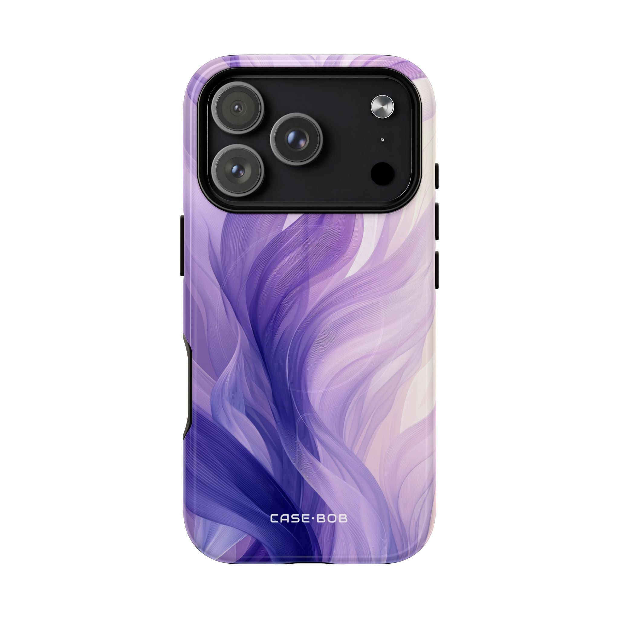 Purple Ribbon Waves iPhone 17 Pro Case - Tough+