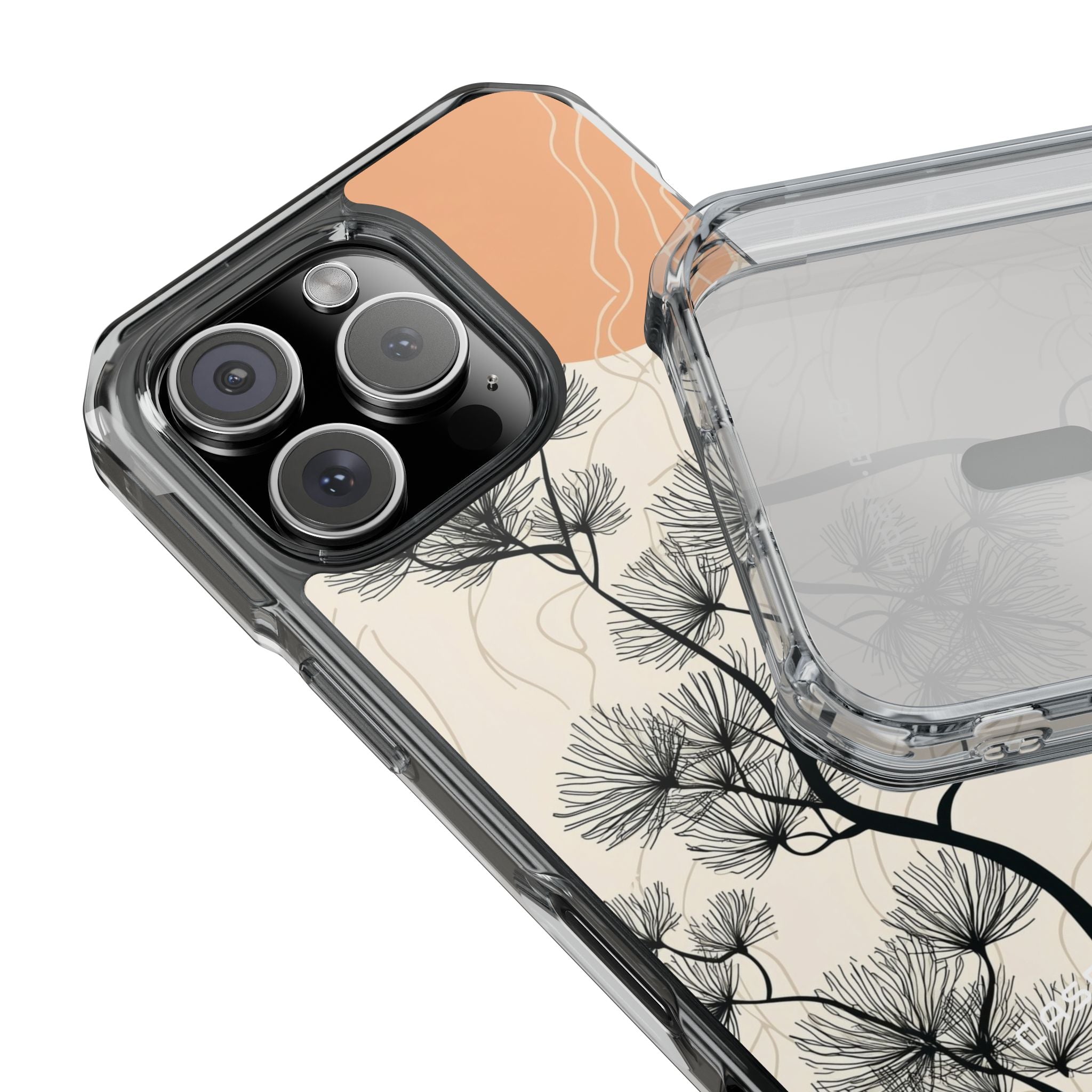 Spiky Tree Sunset iPhone 16 Pro Case - Impact