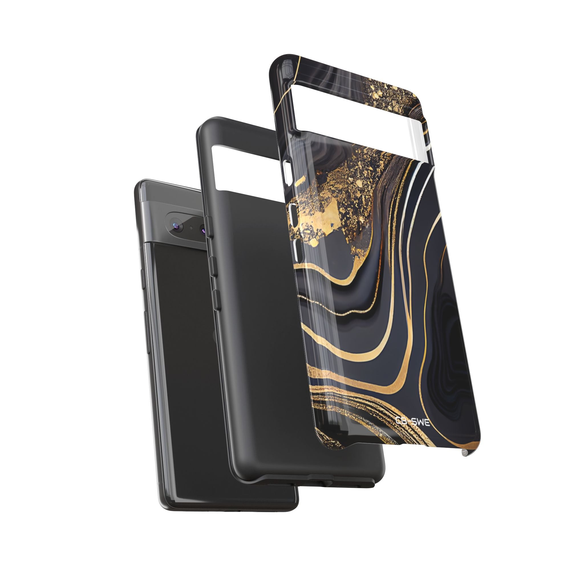 Elegant Gold Streams - Google Pixel Case